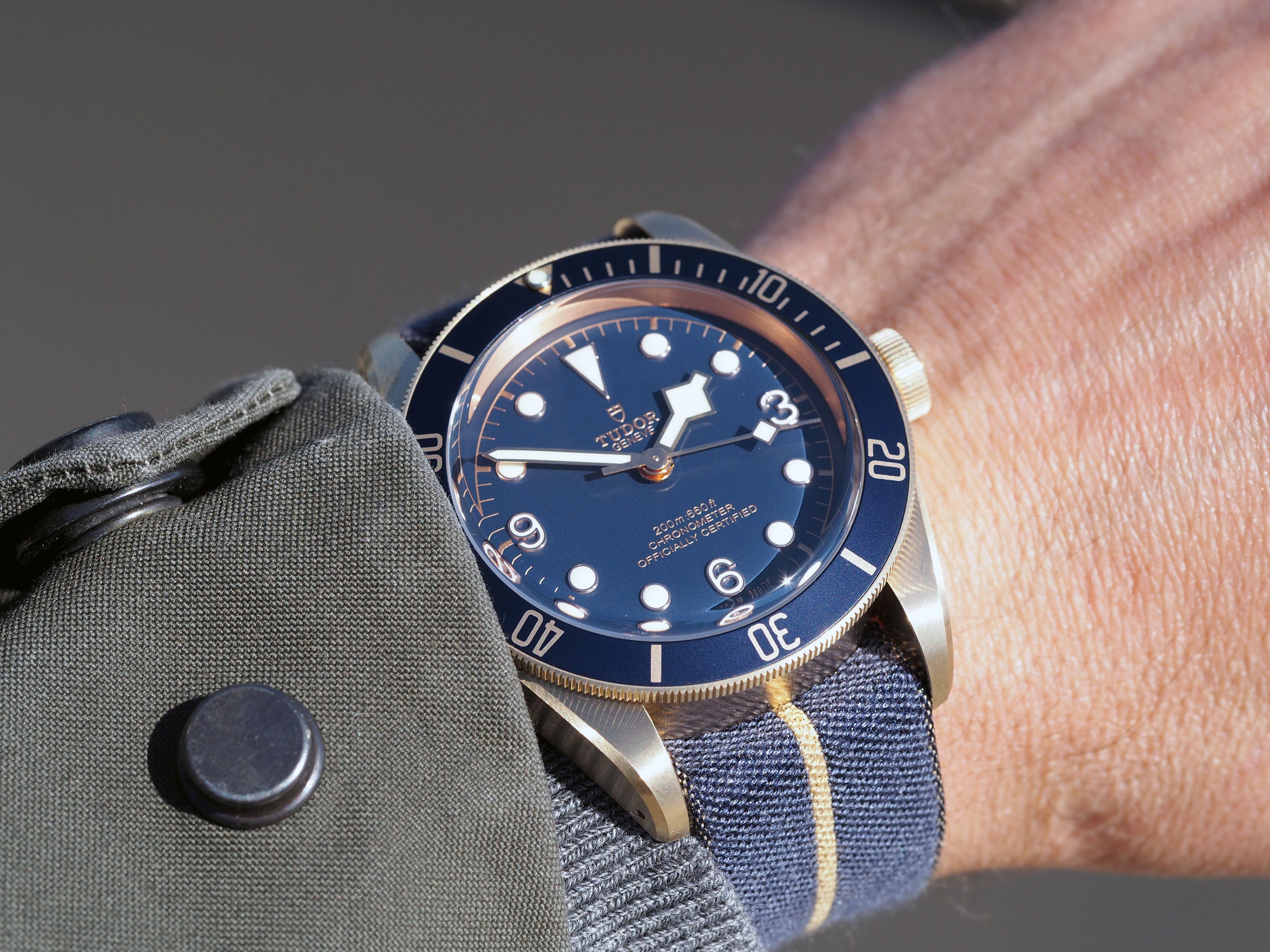 Tudor x Bucherer The Black Bay Bronze Blue Edition