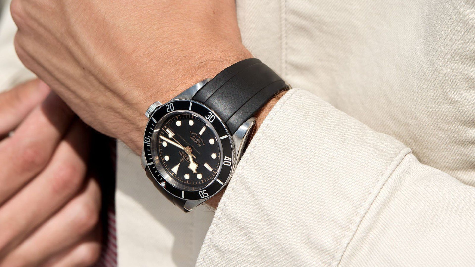 Rubber Strap Tudor Black Bay Strap Width FKM RUBBER- FOR TUDOR BLACK BAY 41 CHRONO GMT (GREEN) Monstraps