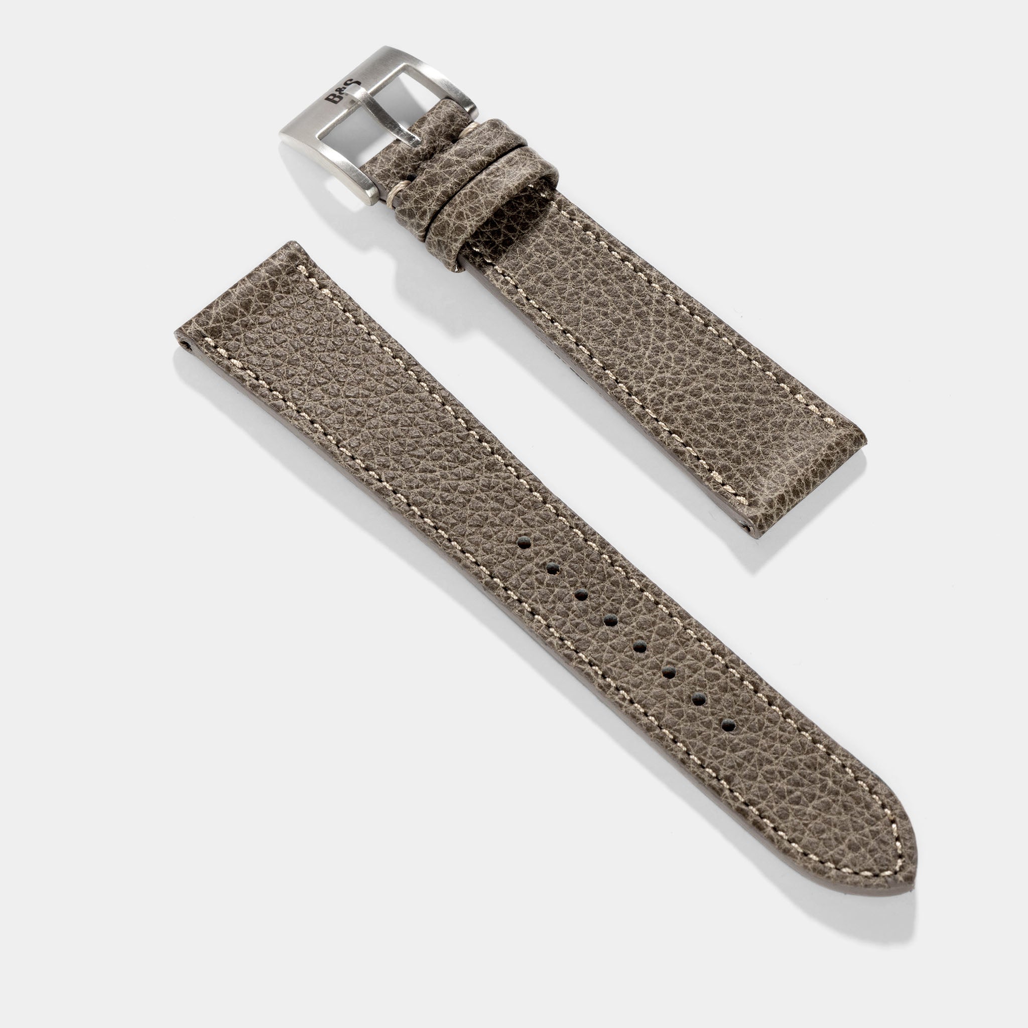 Elegant_Grey_Leather_Watch_Strap_For_Vintage_Watches