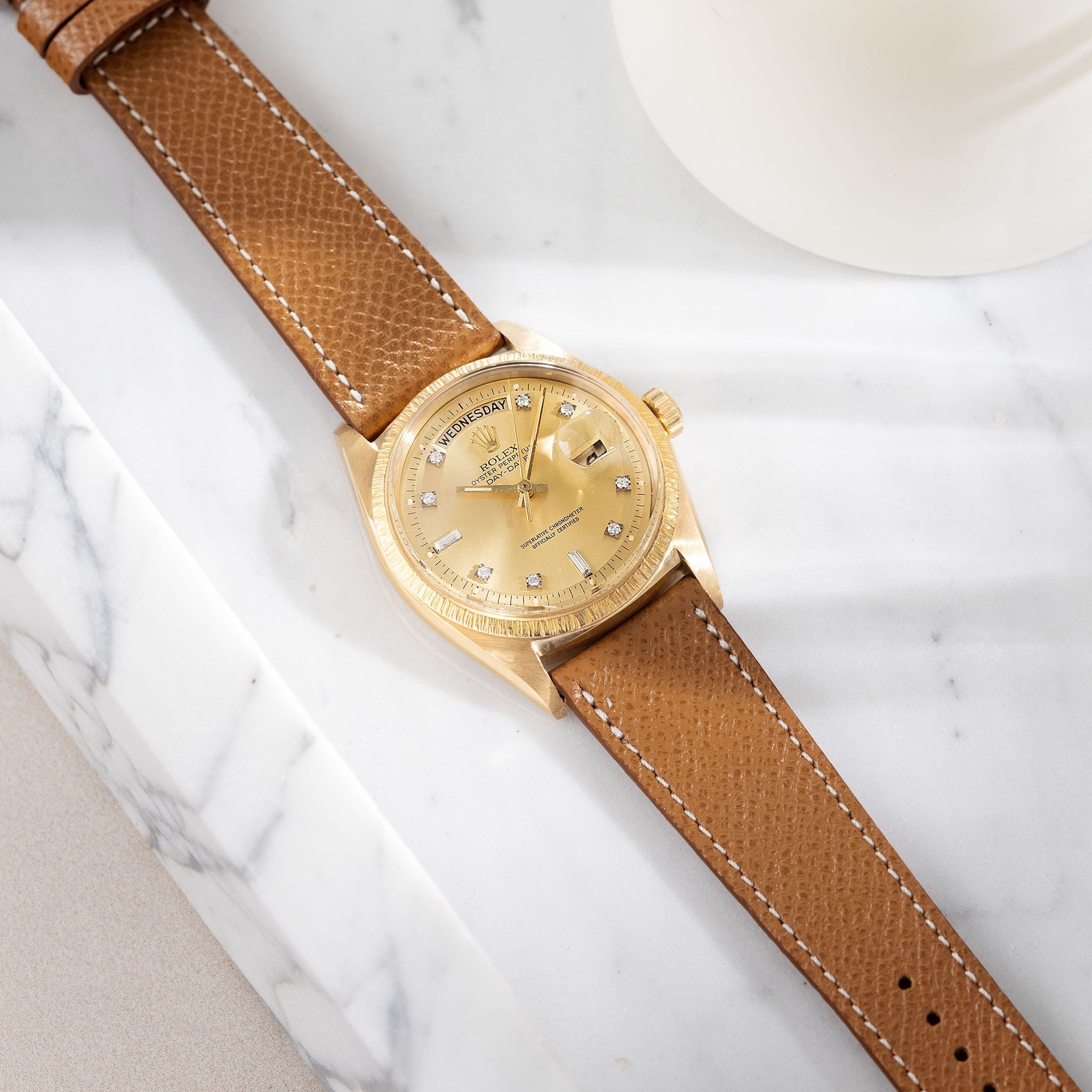 Marston Calf Cognac Brown Leather Watch Strap
