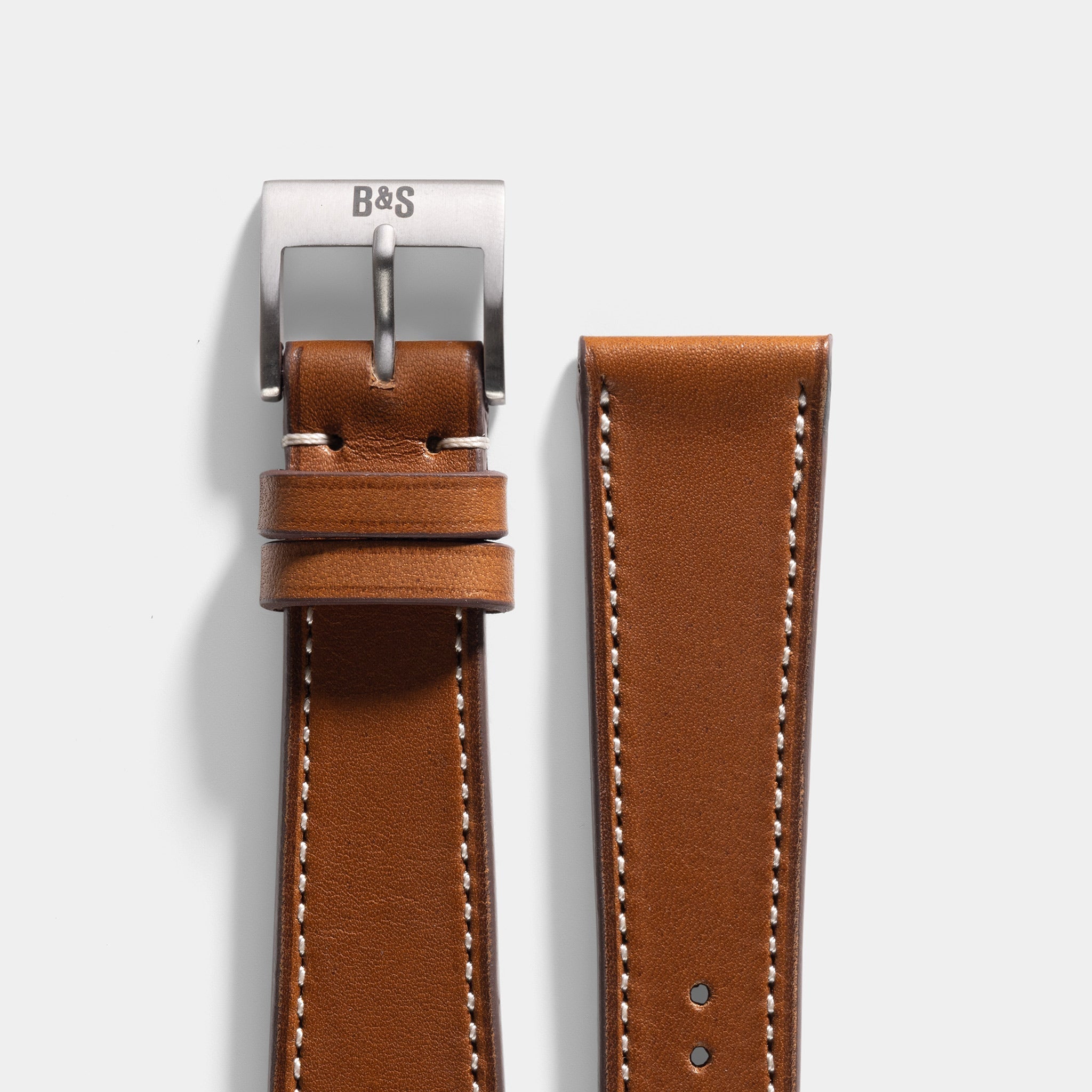Chevalin Cognac Brown Leather Watch Strap