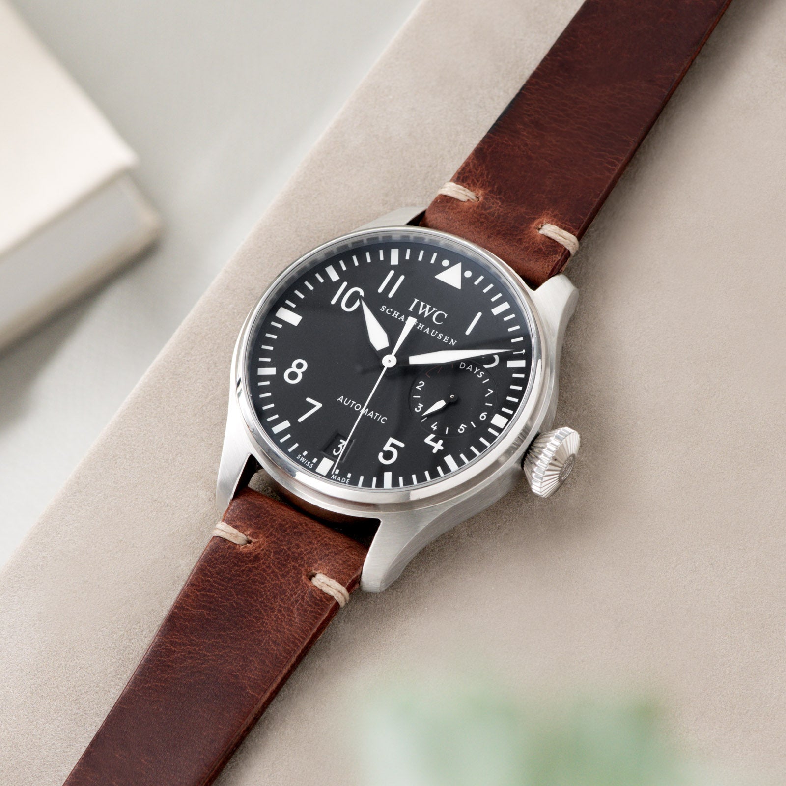 Siena Brown Leather Watch Strap