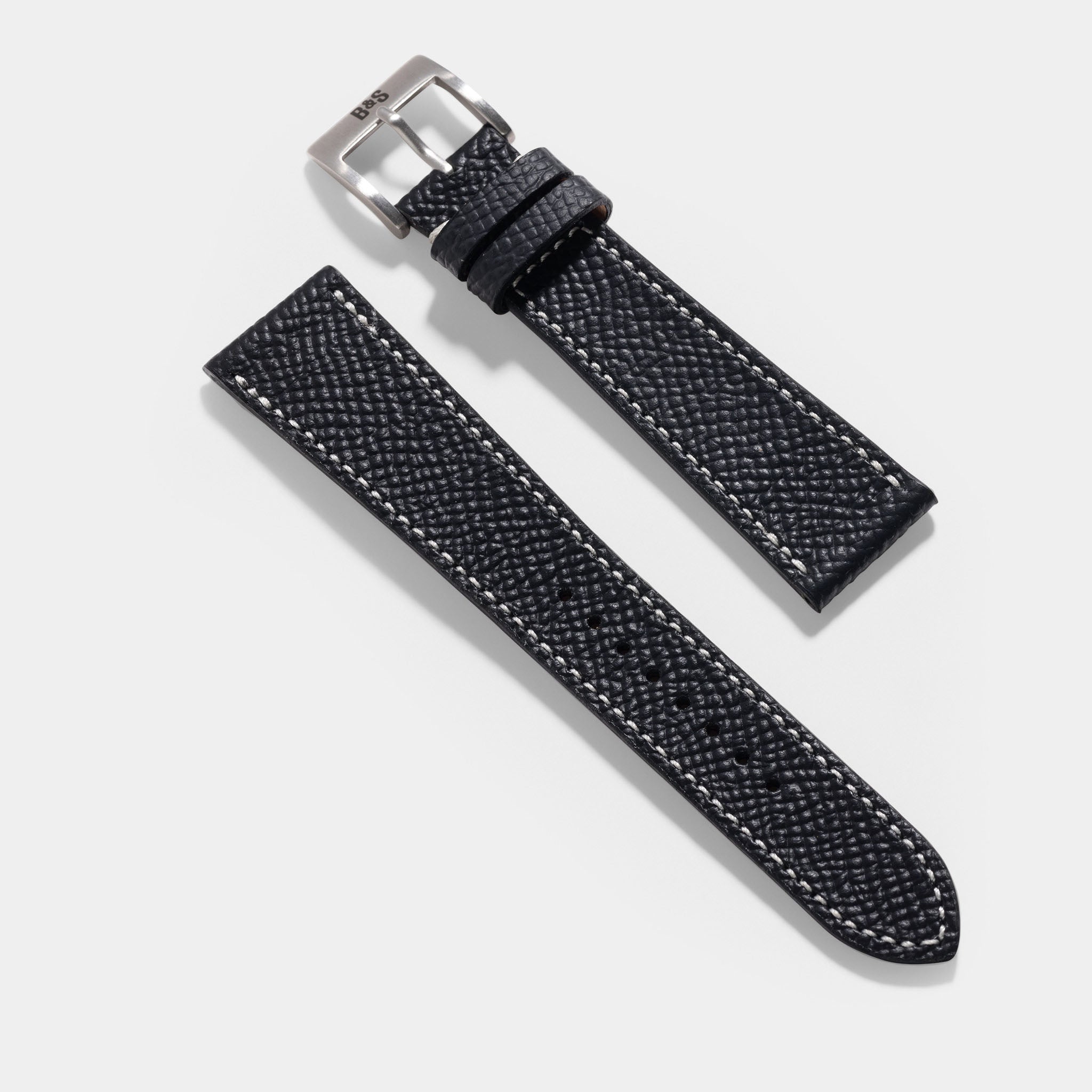 Marston Calf Black Leather Watch Strap