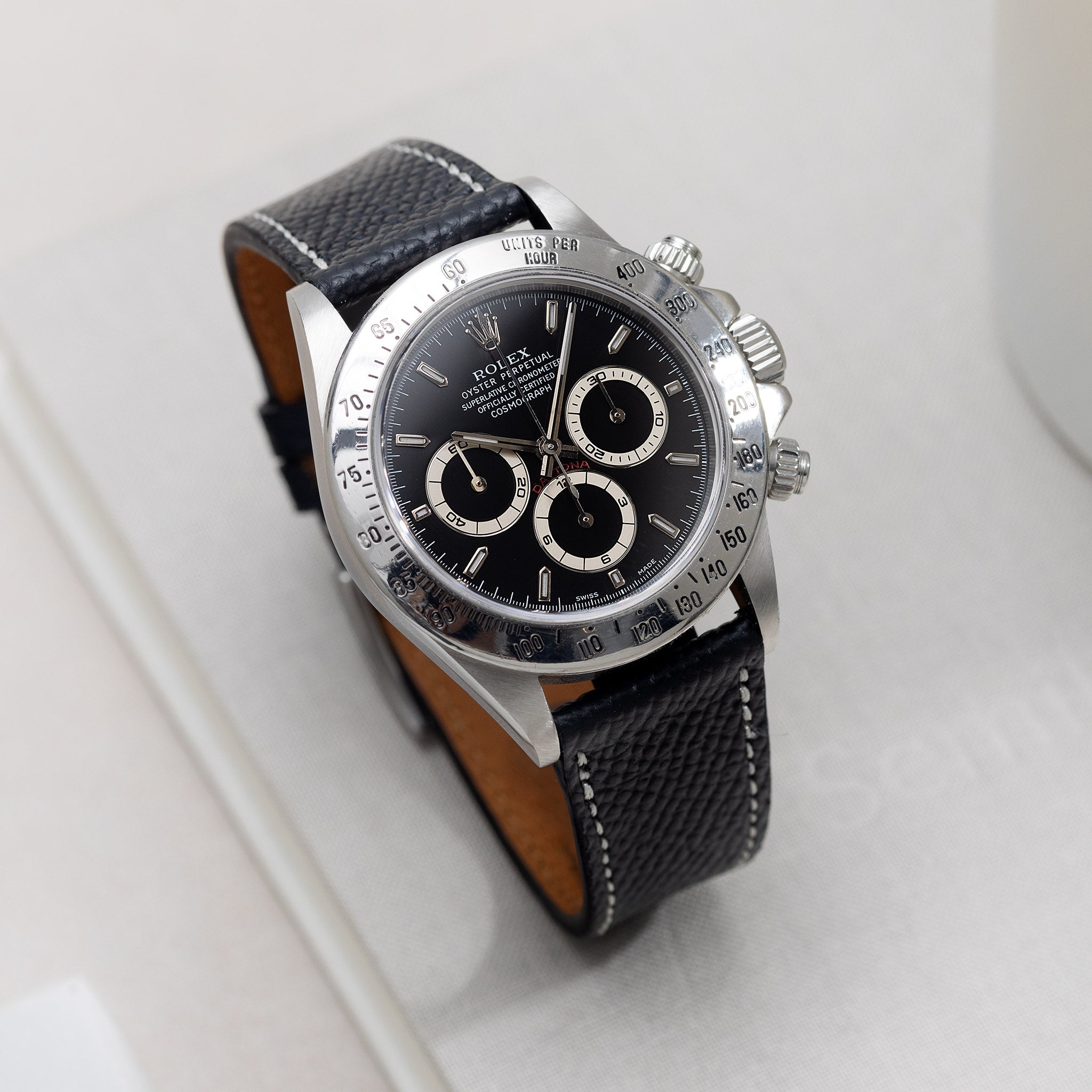 Marston Calf Black Leather Watch Strap