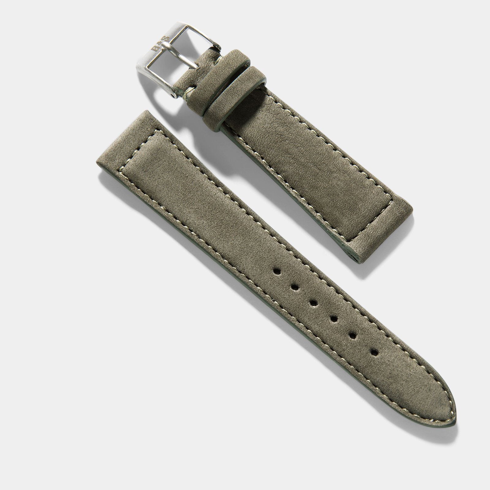 Strap for Apple Watch Ultra - Olive Grey Nubuck