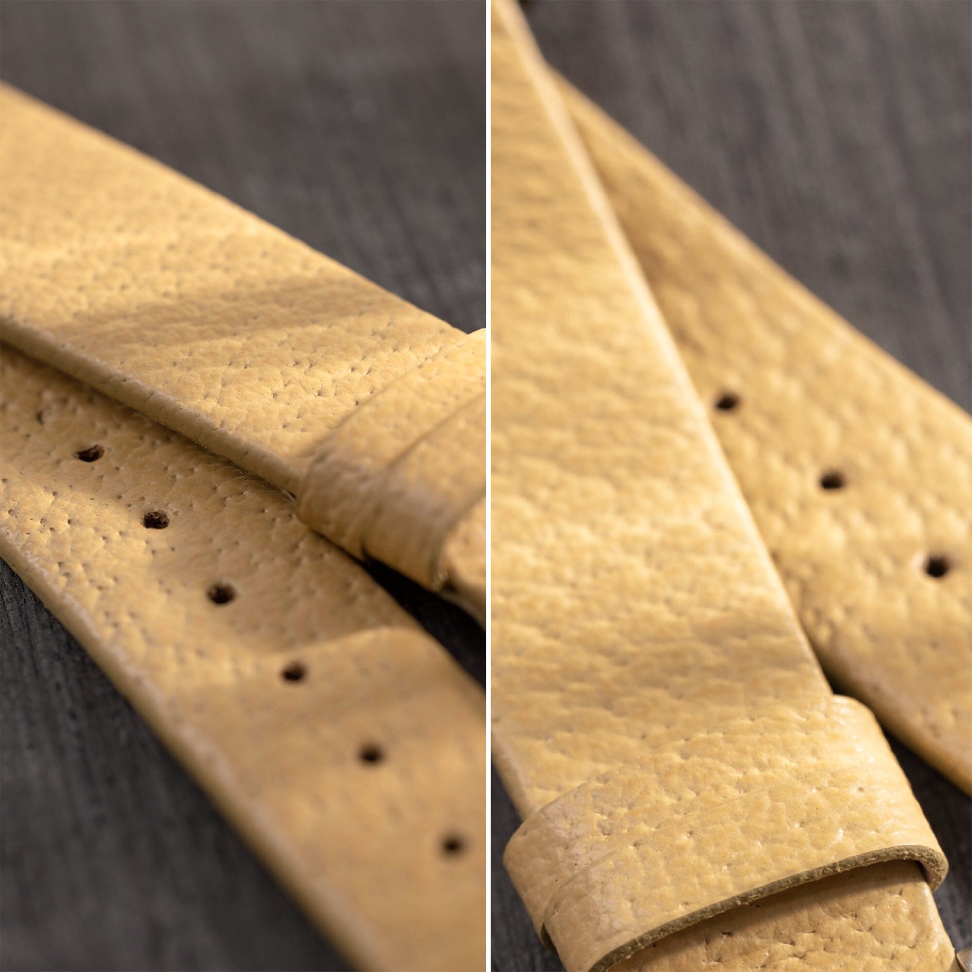 Strap for Apple Watch Ultra - Retro Creme Pigskin