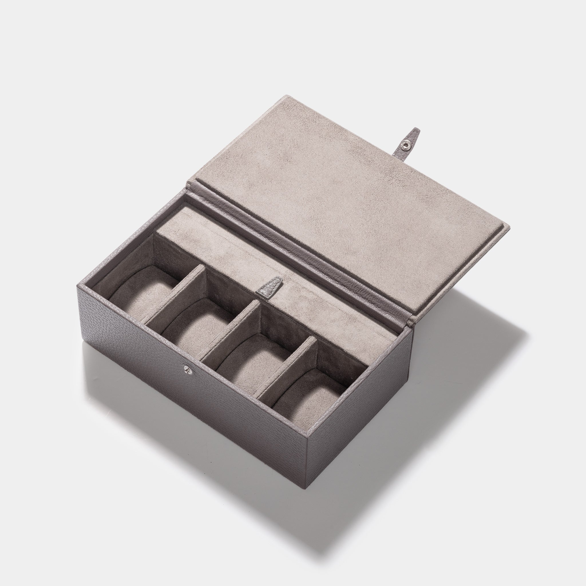 Luxury Taupe Leather Watch Case