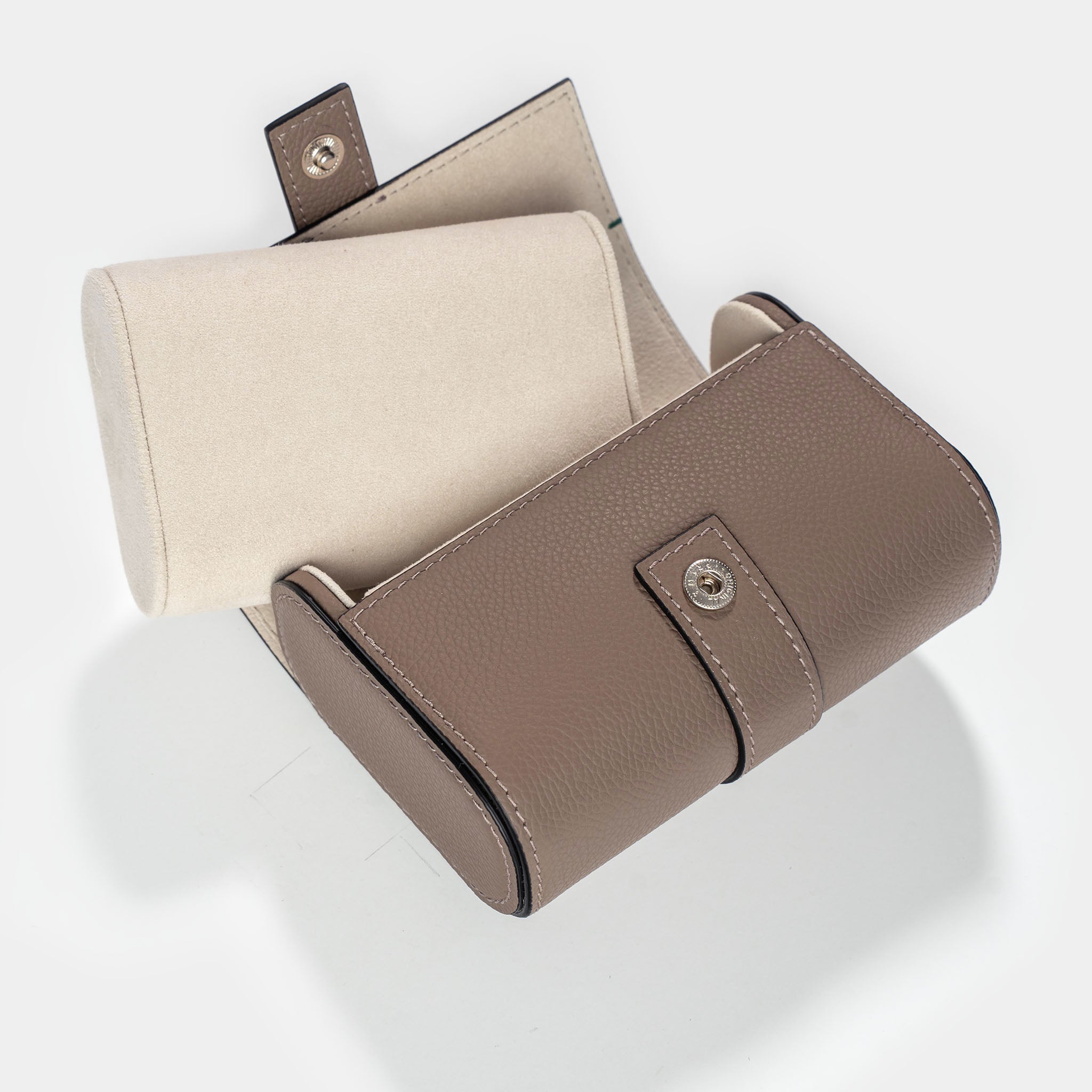 Rolex Leather Watch Roll Taupe Color