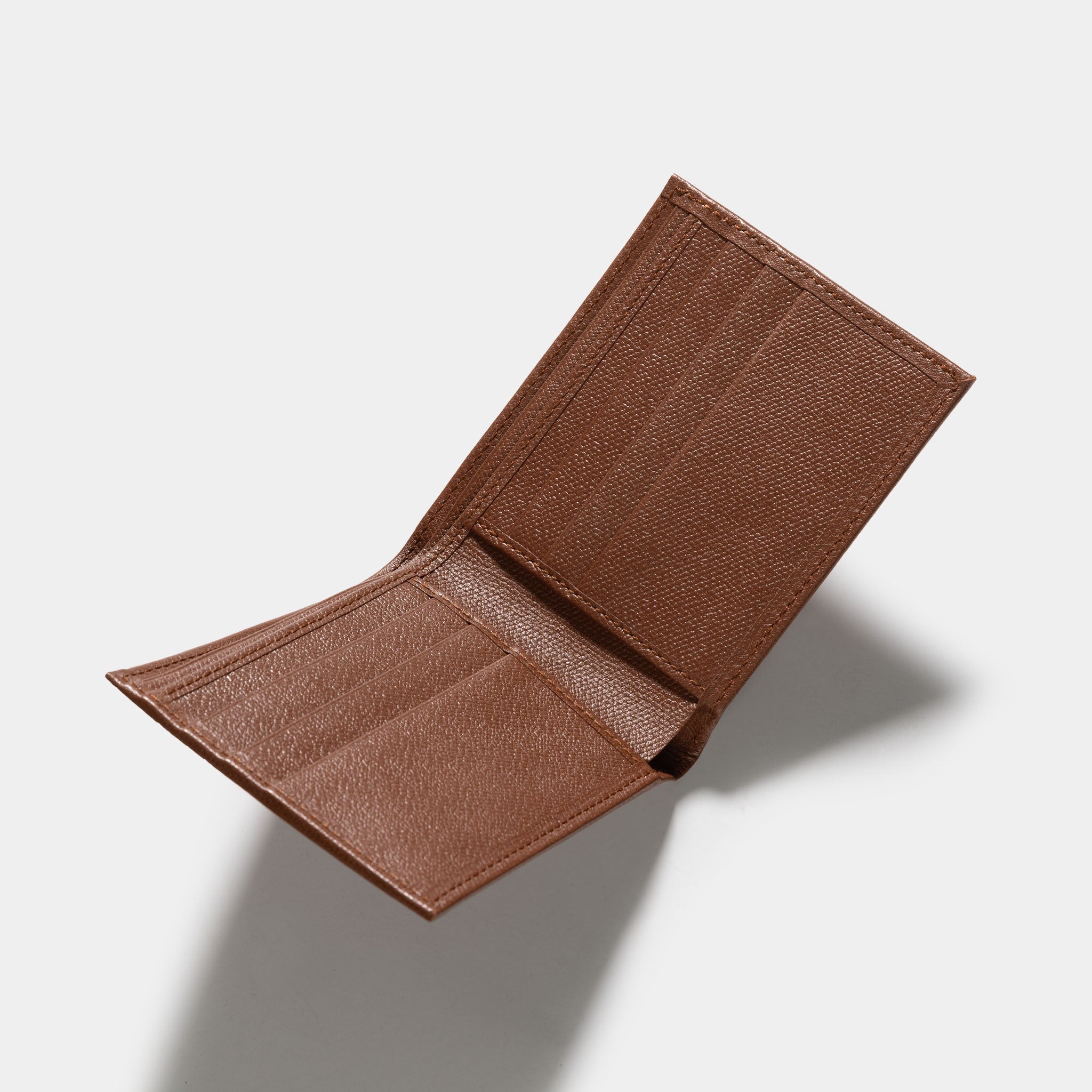 Rolex chestnut brown leather wallet