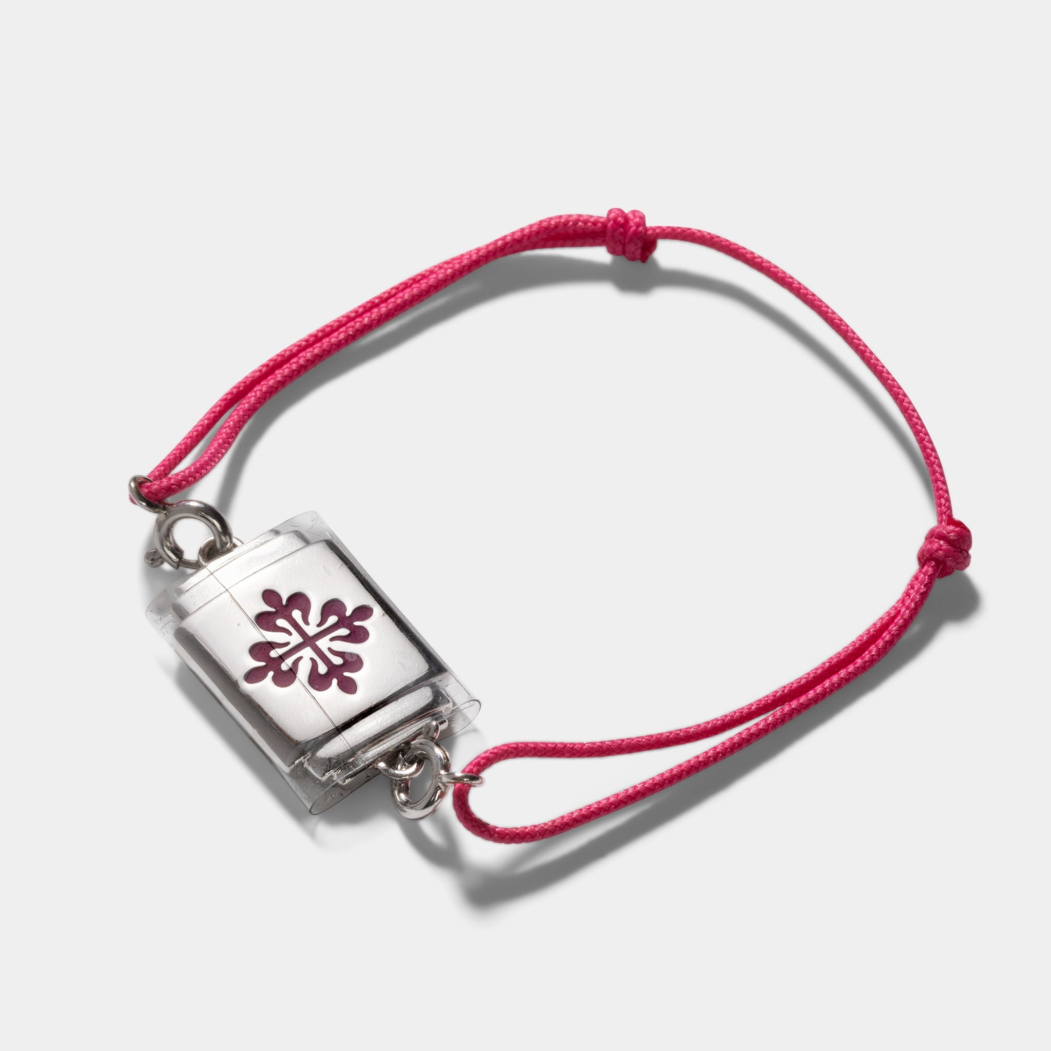 Patek Philippe Silver Cord Bracelet Calatrava Cross