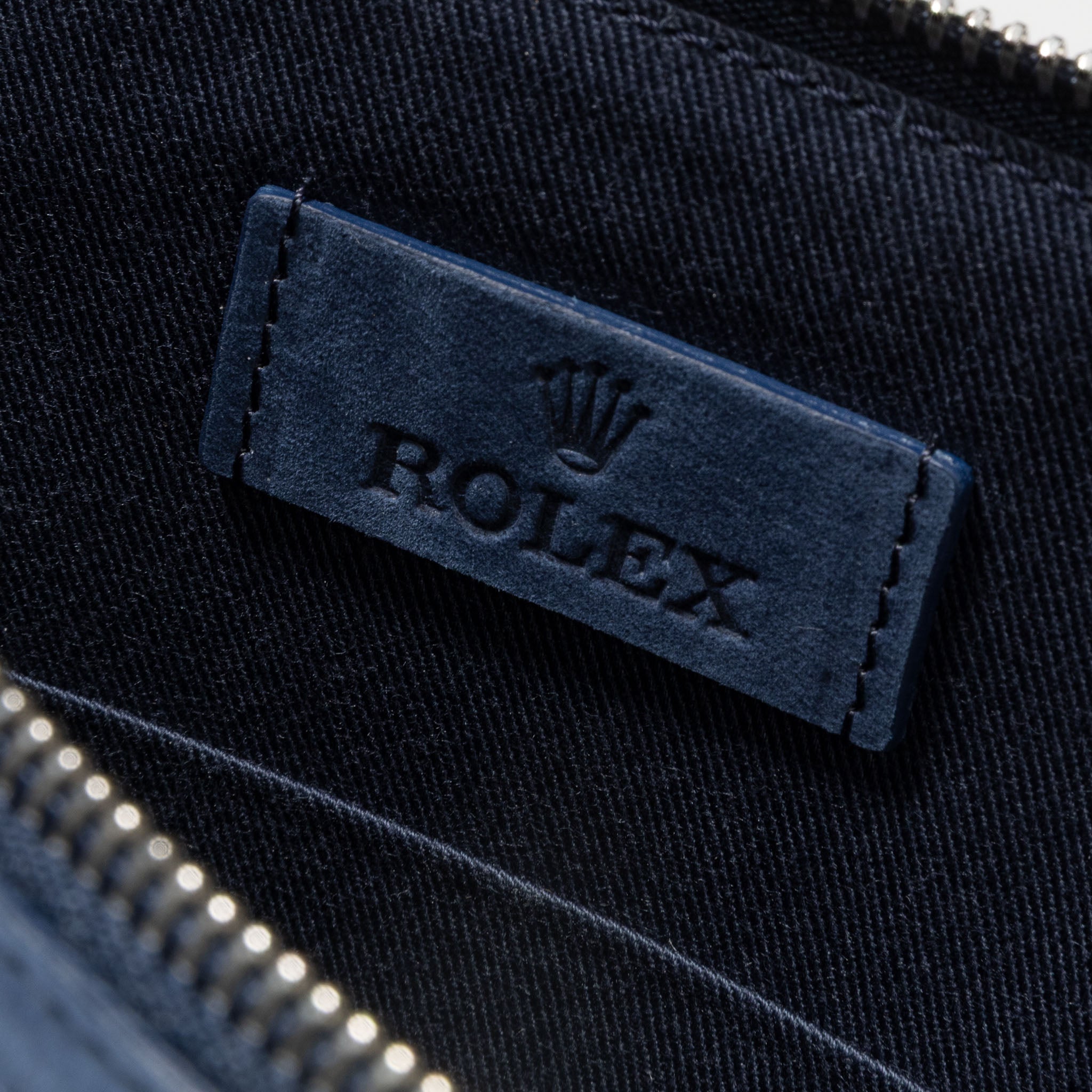 Rolex Denim Blue Clutch