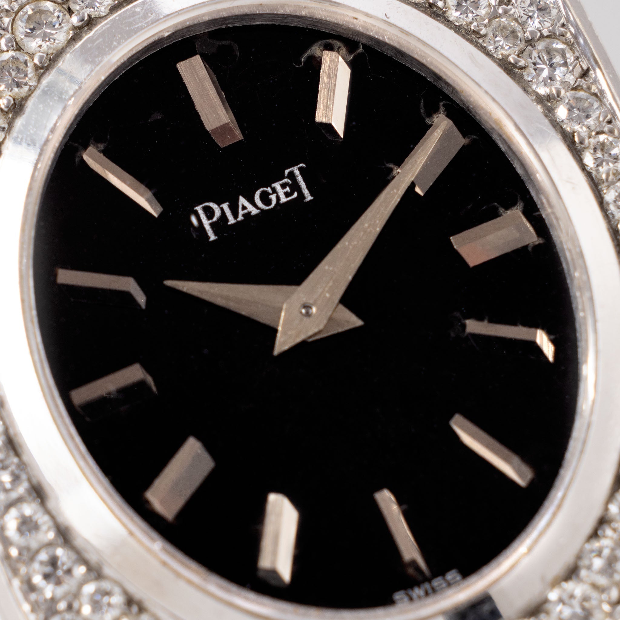Piaget Dresswatch Diamond White Gold Pave Case ref. 918
