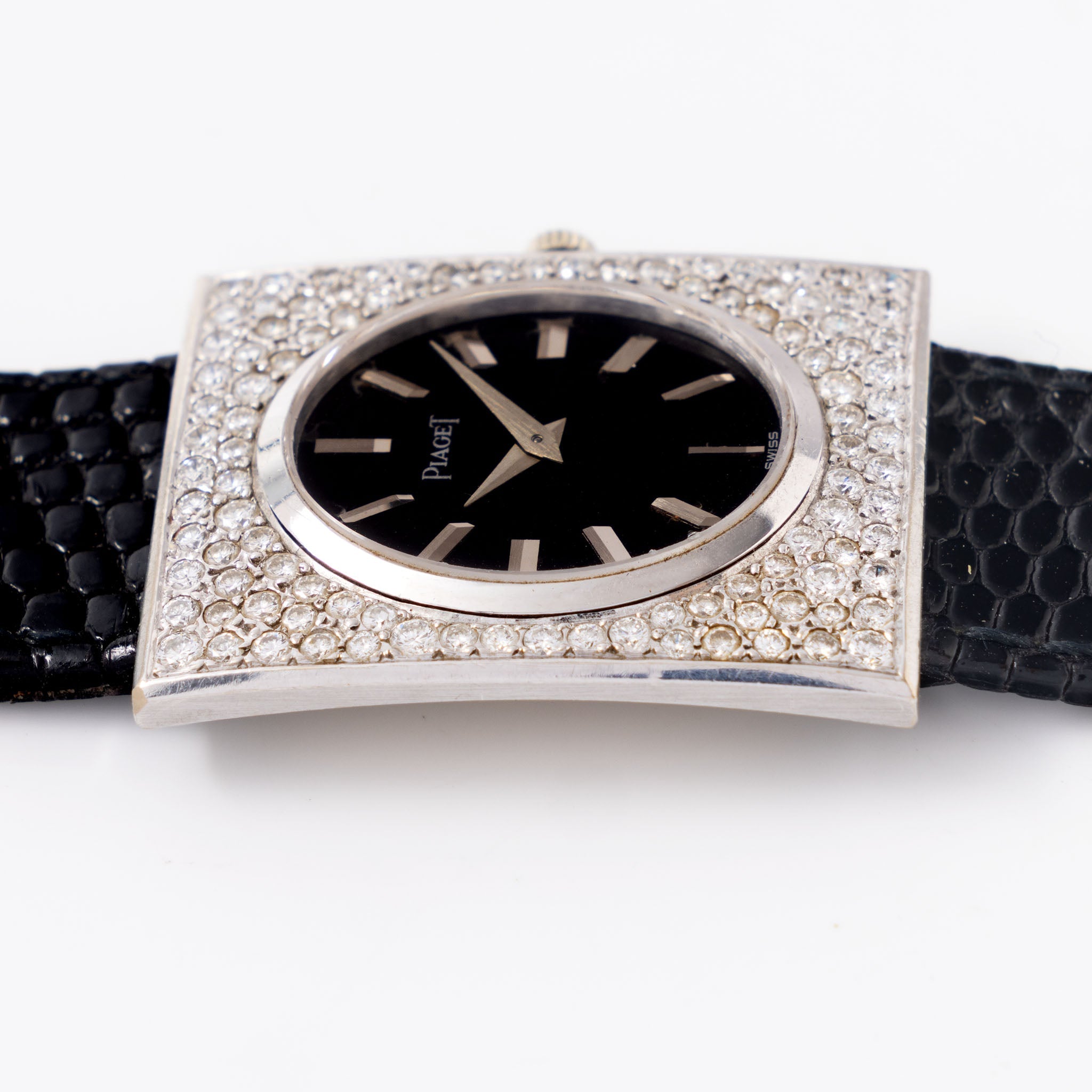 Piaget Dresswatch Diamond White Gold Pave Case ref. 918