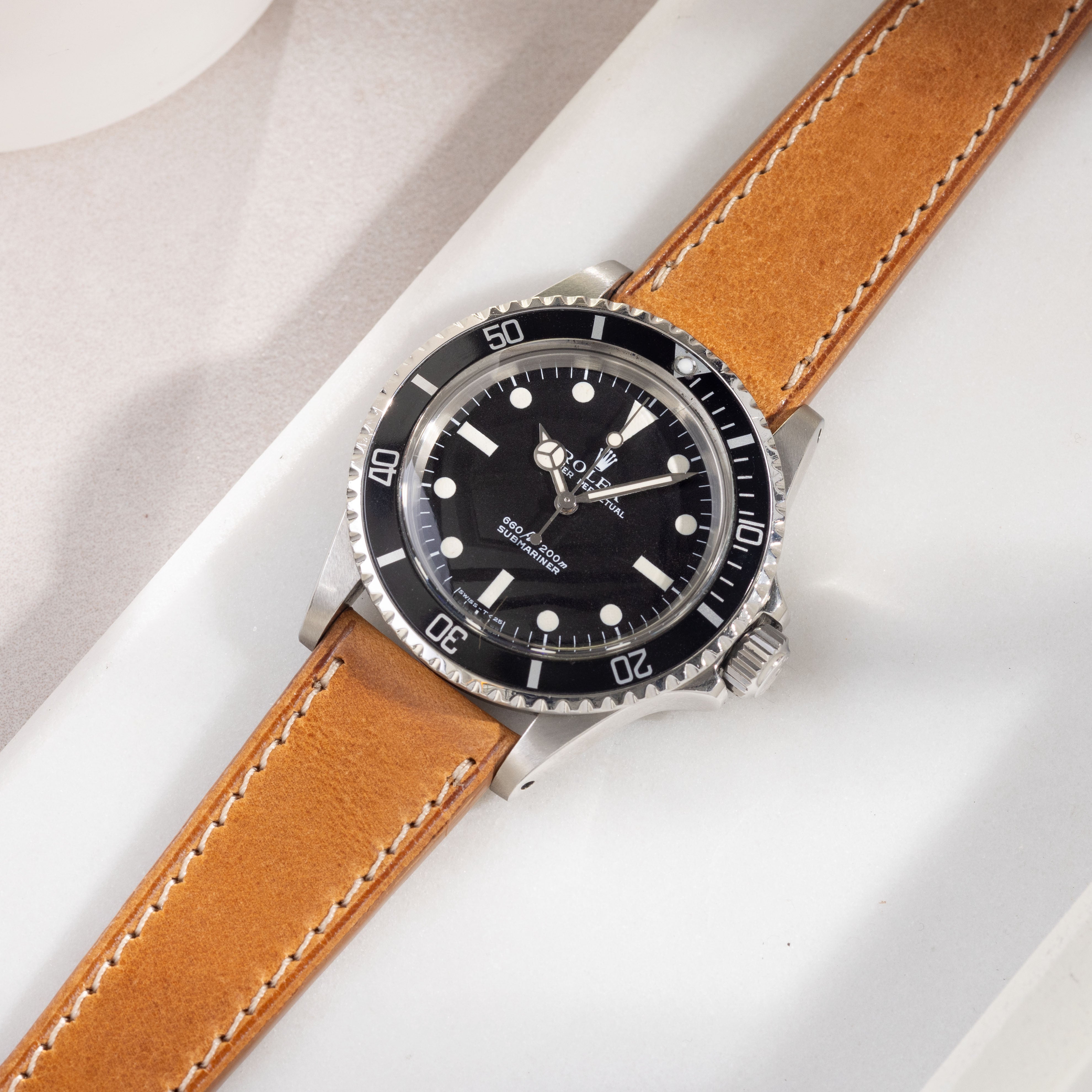 Durham Cognac Brown Leather Watch Strap