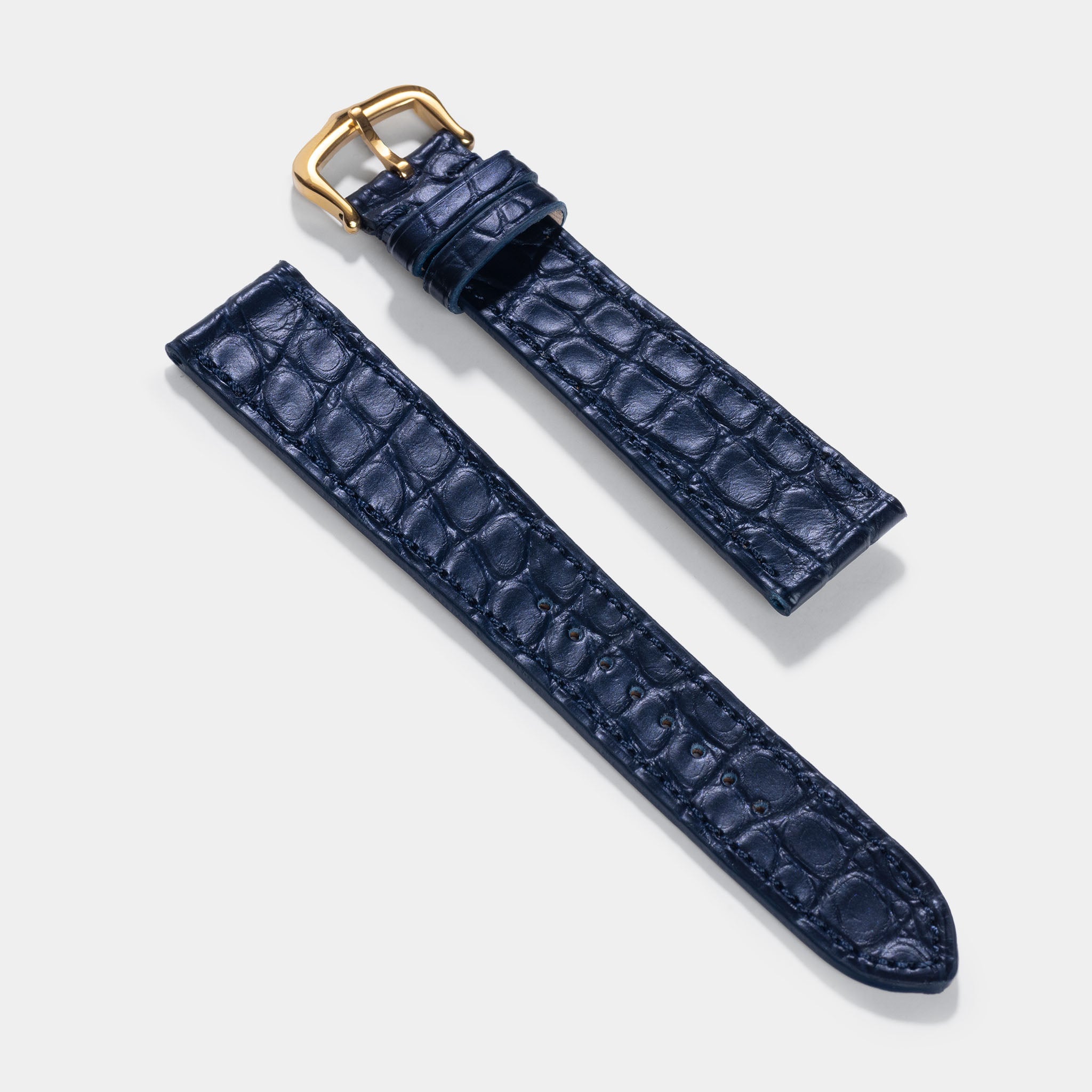 Strap for Cartier 17.5mm - The Blue Alligator