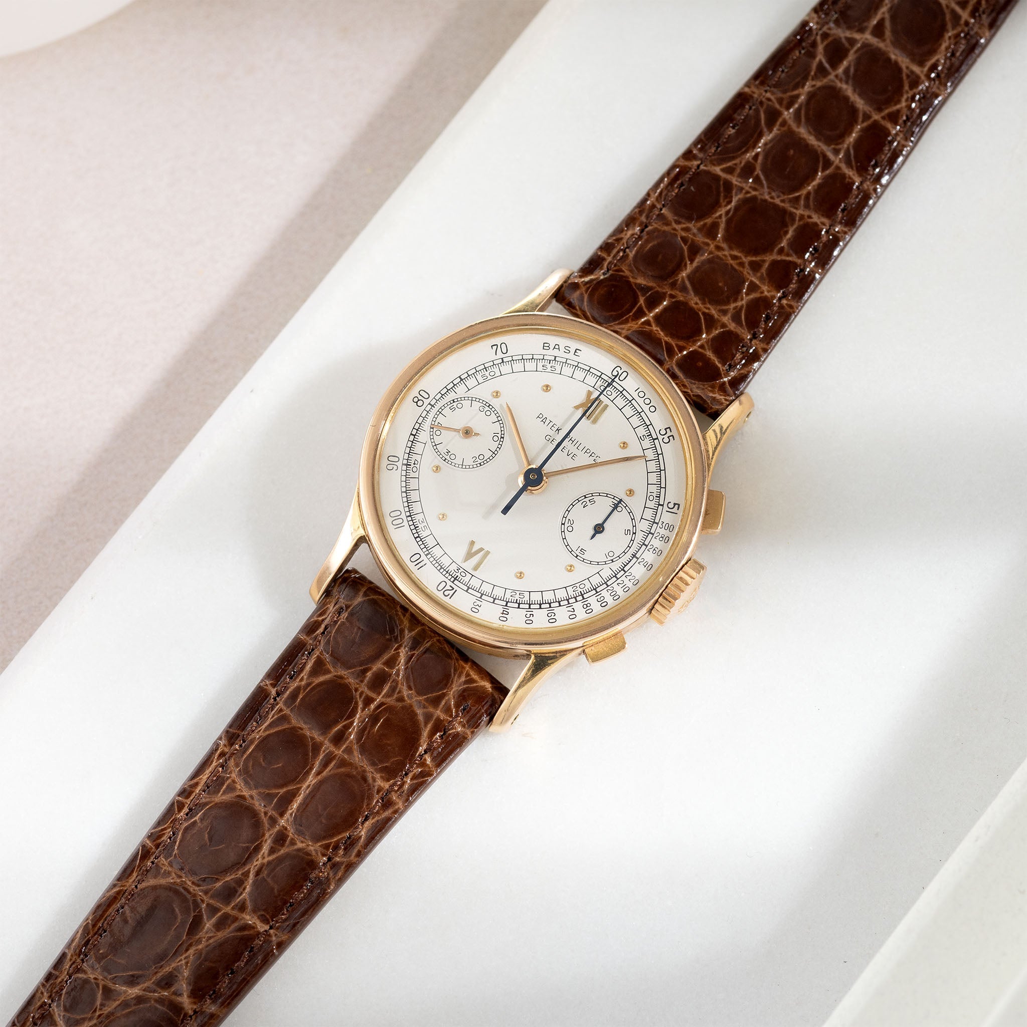 Walnut Brown Alligator Watch Strap - Classic Dress