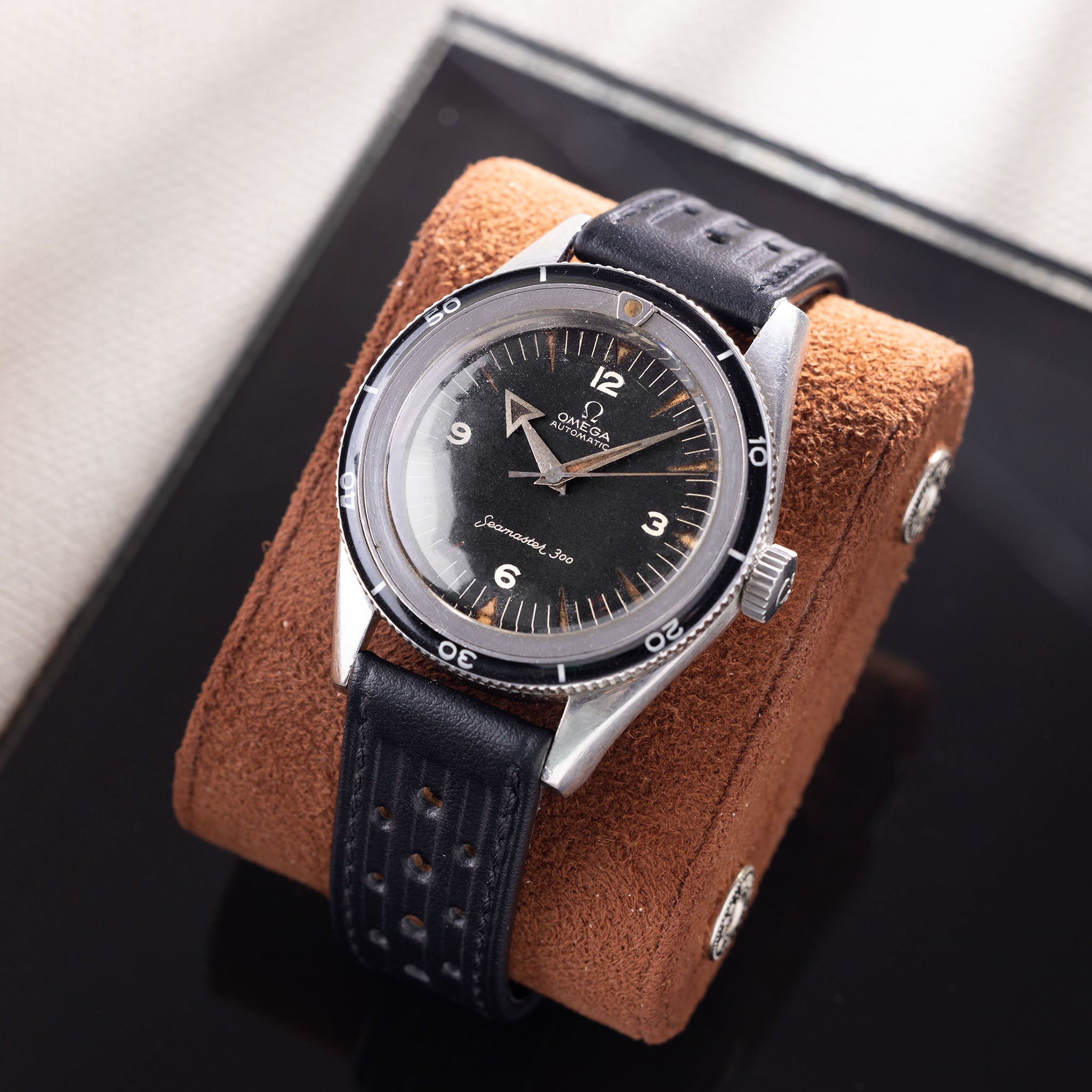 Omega seamaster outlet 300 leather