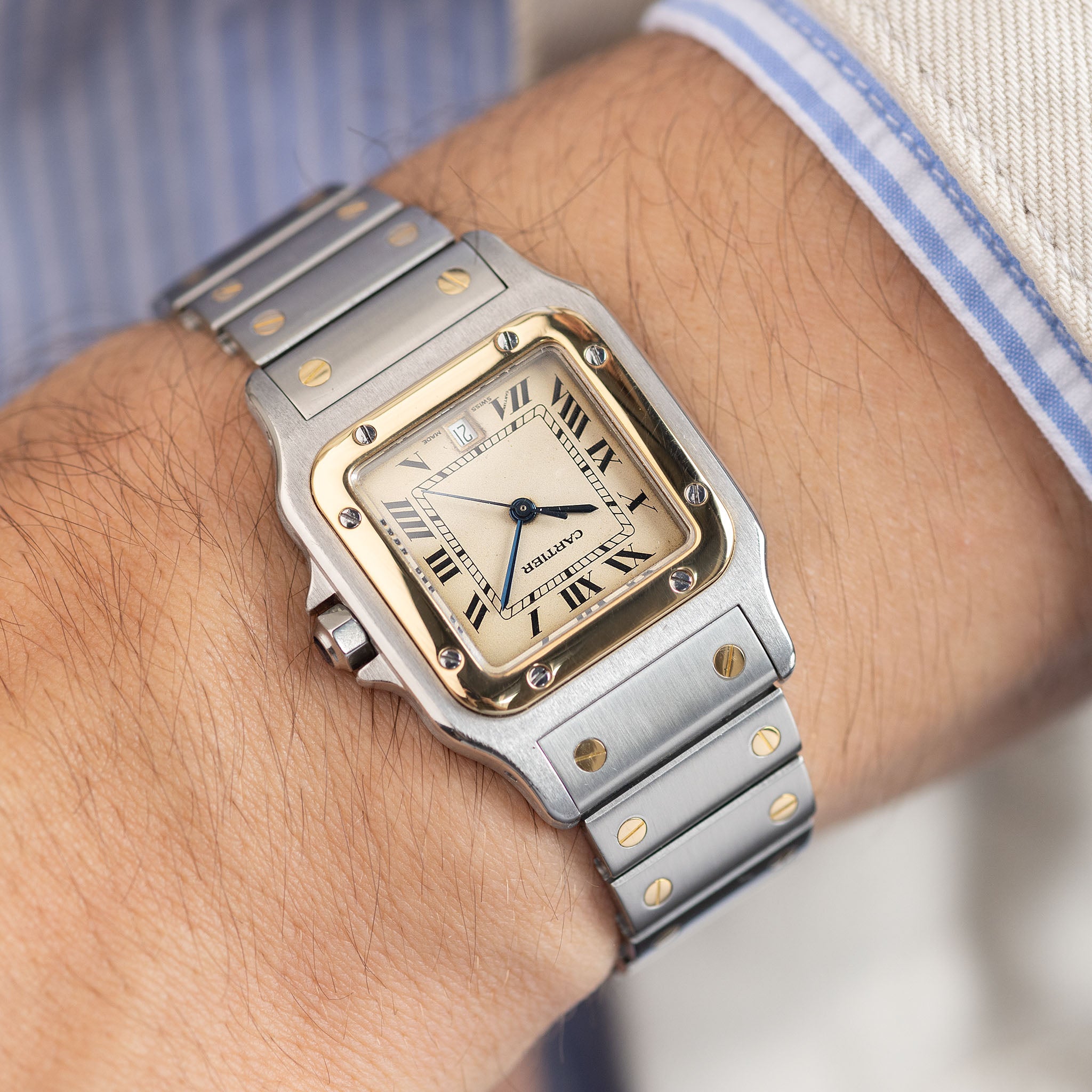 Cartier sales santos quartz