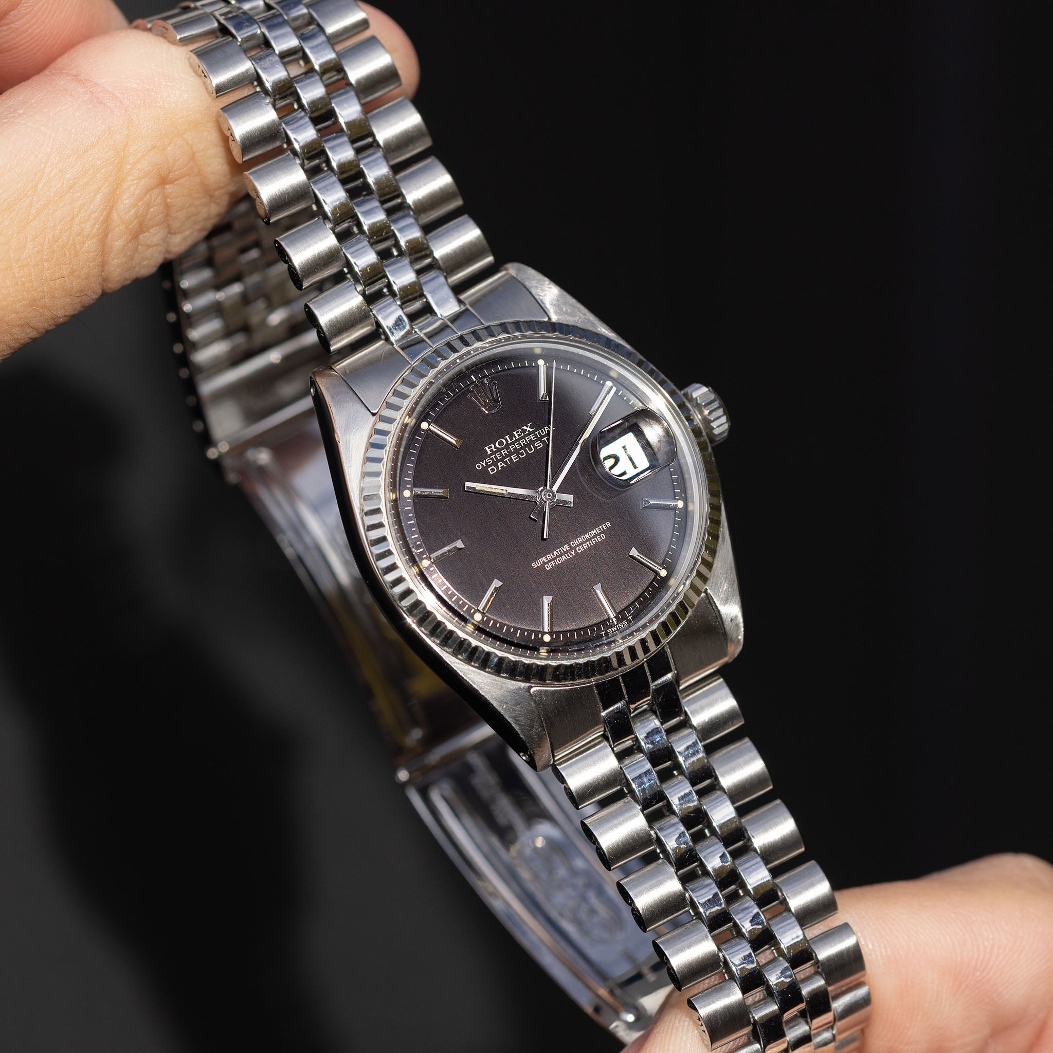 Rolex datejust 16014 sales black dial