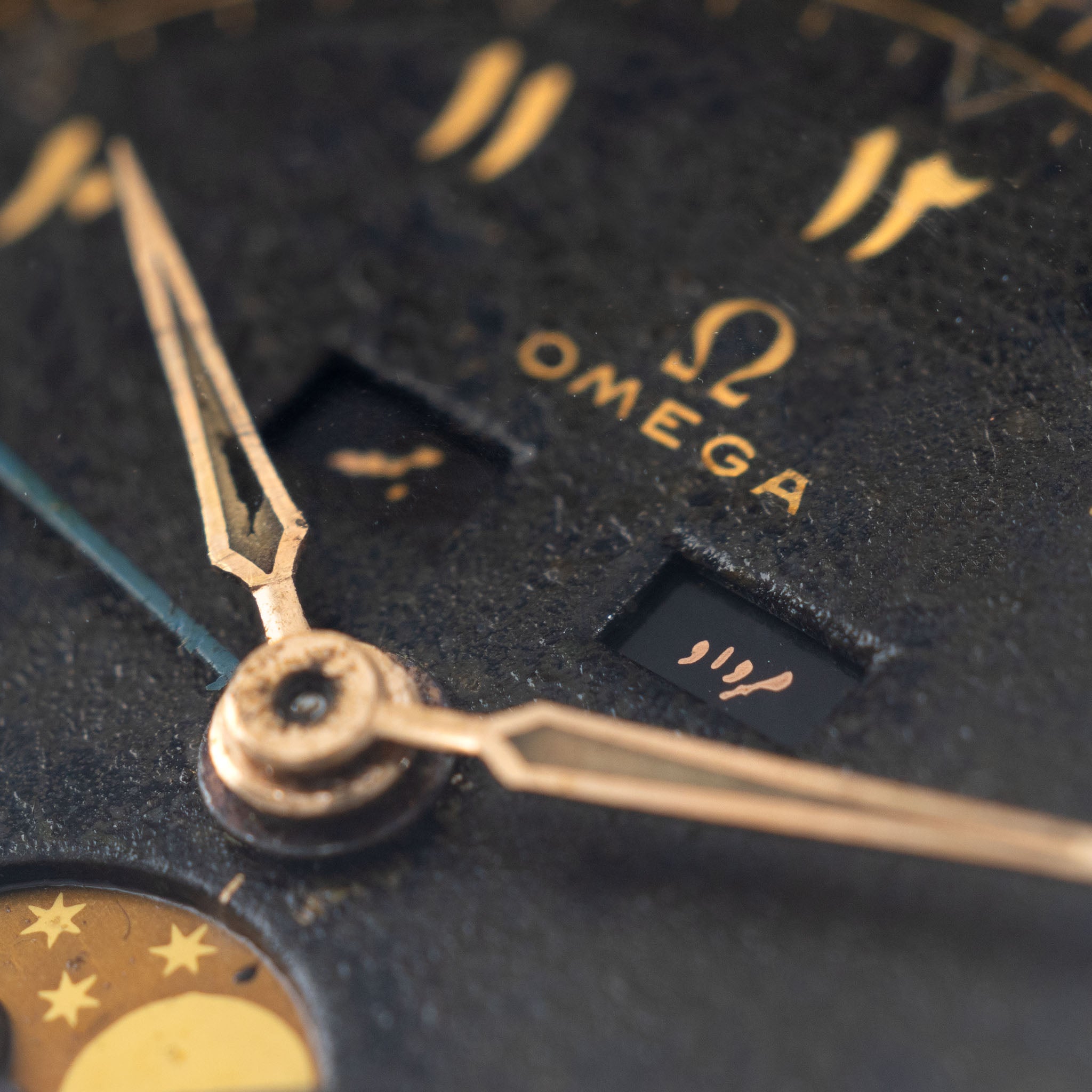 Omega Cosmic Farsi Dial Triple Calendar Pink Gold Plated Ref 2606-8