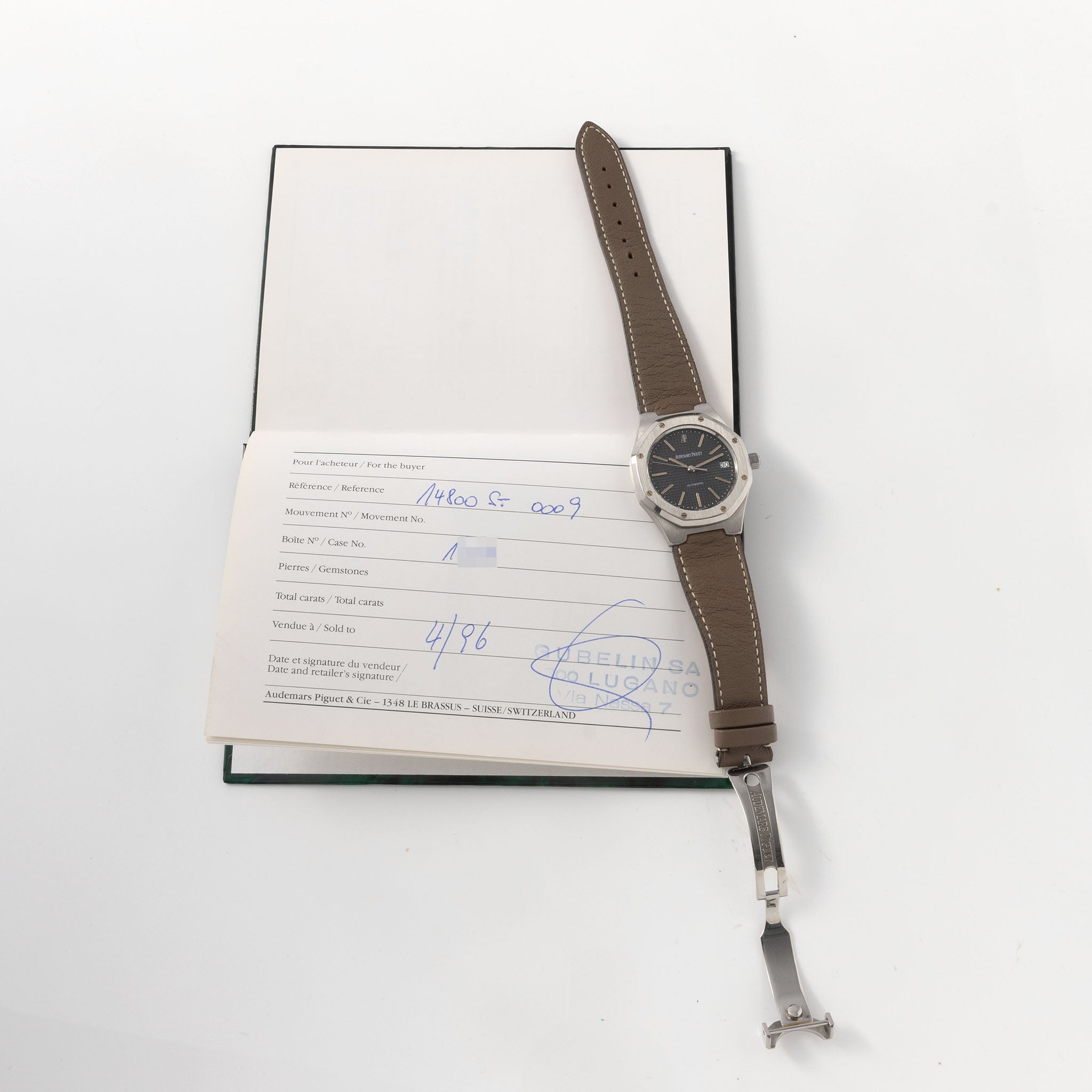 Audemars Piguet Royal Oak Grey Dial with Papers Ref 14800ST