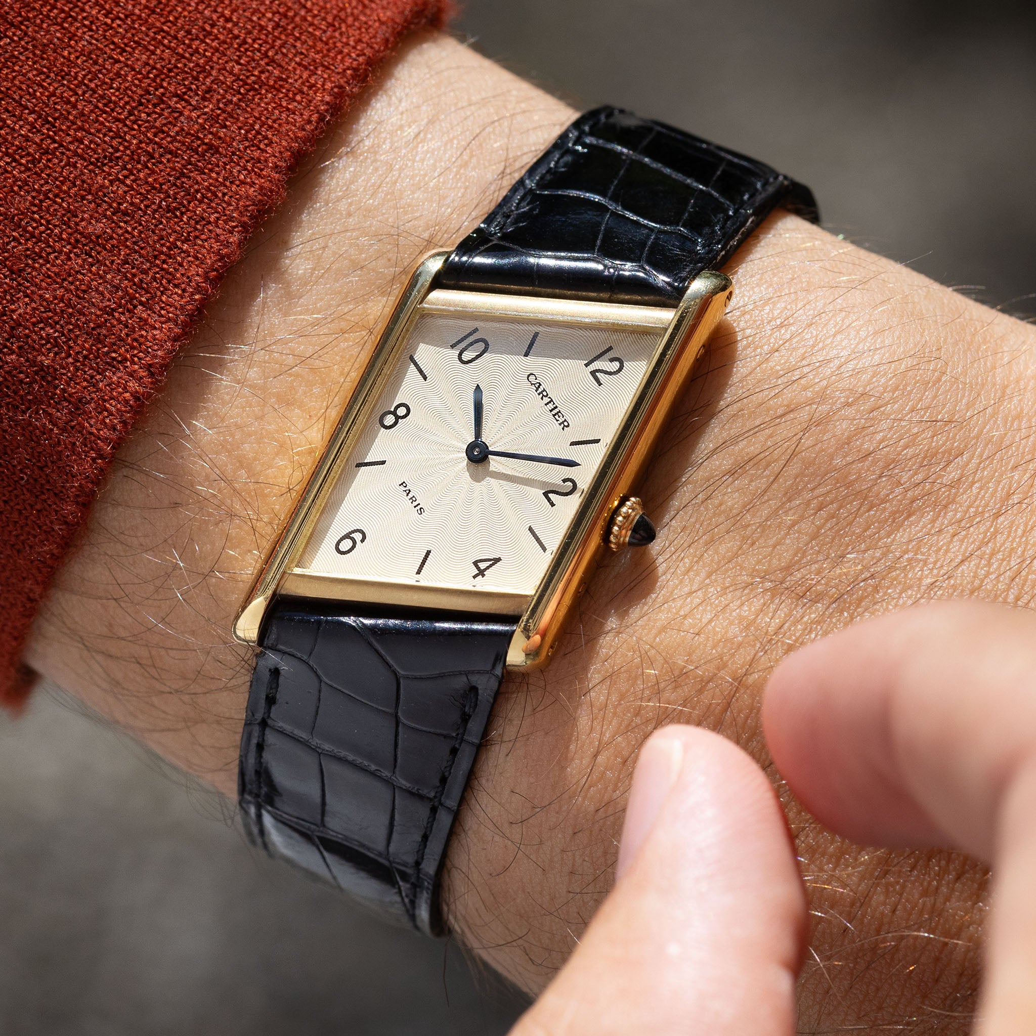 Cartier Tank CPCP Asymetrique in 18k yellow gold