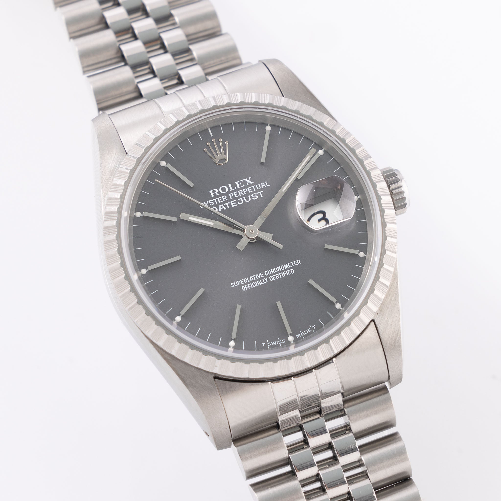 Rolex Datejust Grey dial ref 16220