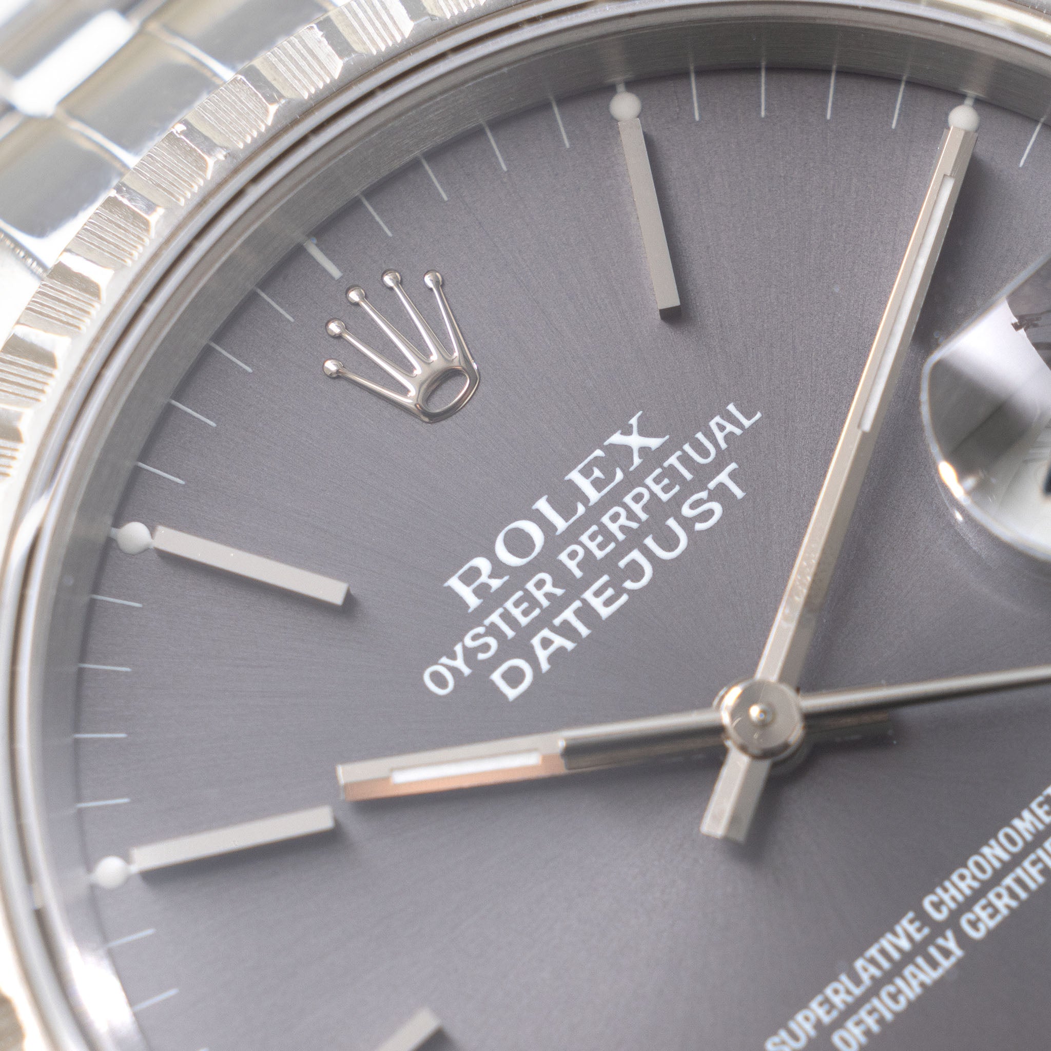 Rolex Datejust Grey dial ref 16220