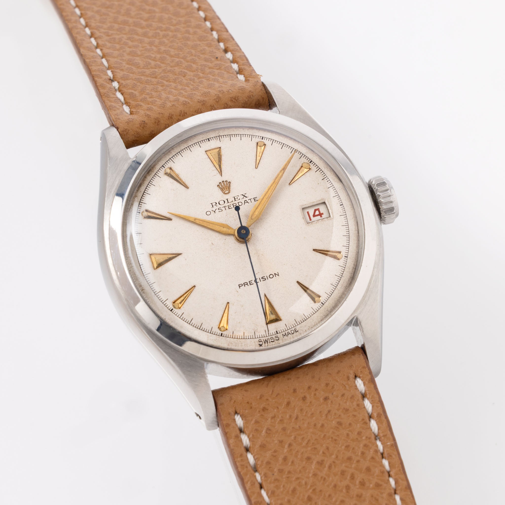 Rolex Oysterdate Precision Silver Dial Ref. 6094