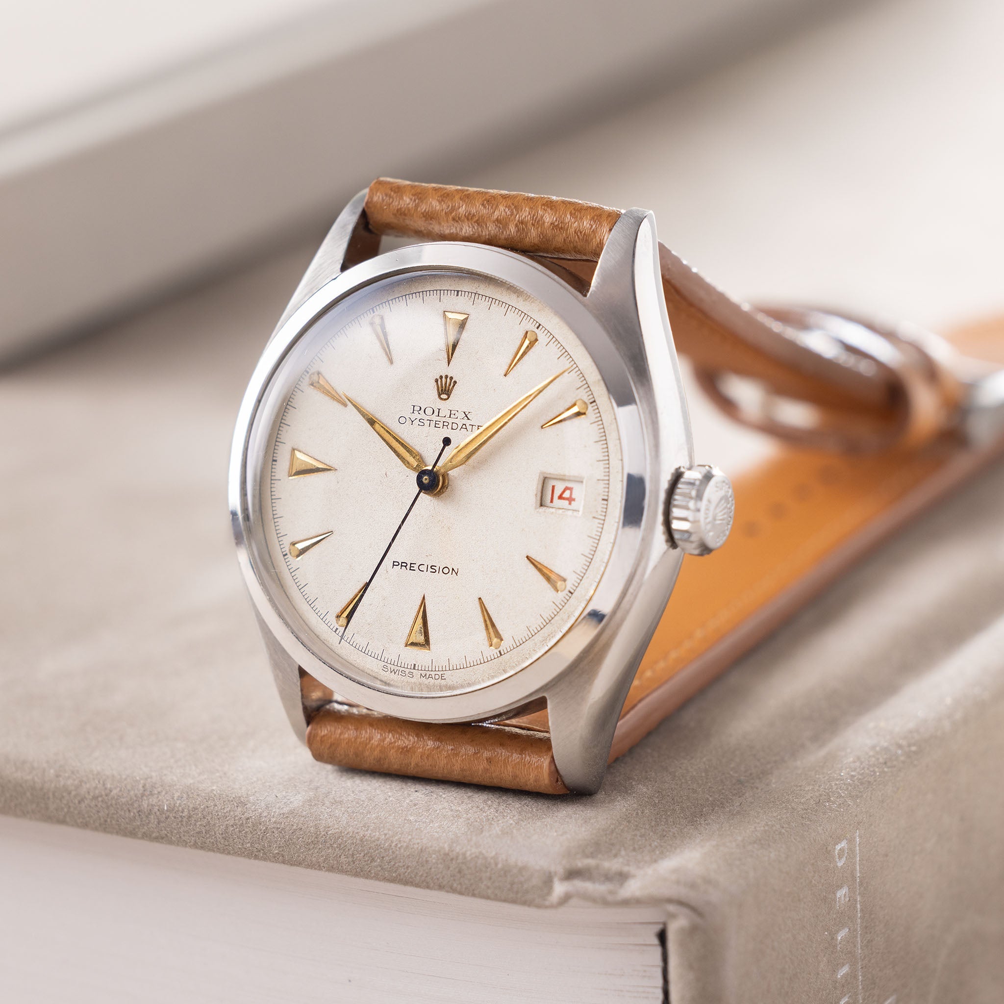 Rolex Oysterdate Precision Silver Dial Ref. 6094