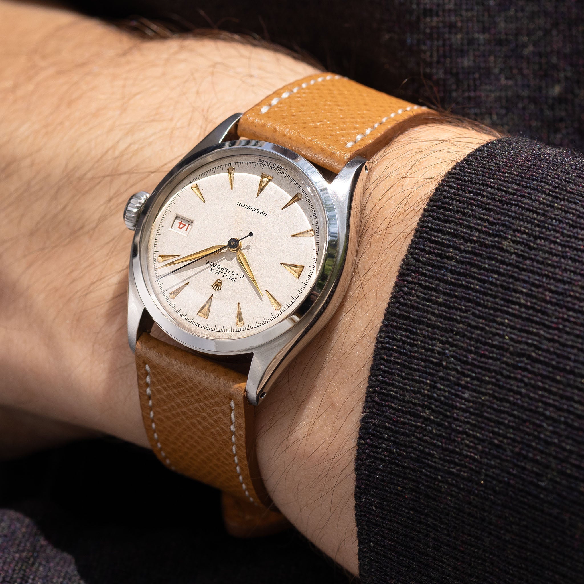 Rolex Oysterdate Precision Silver Dial Ref. 6094