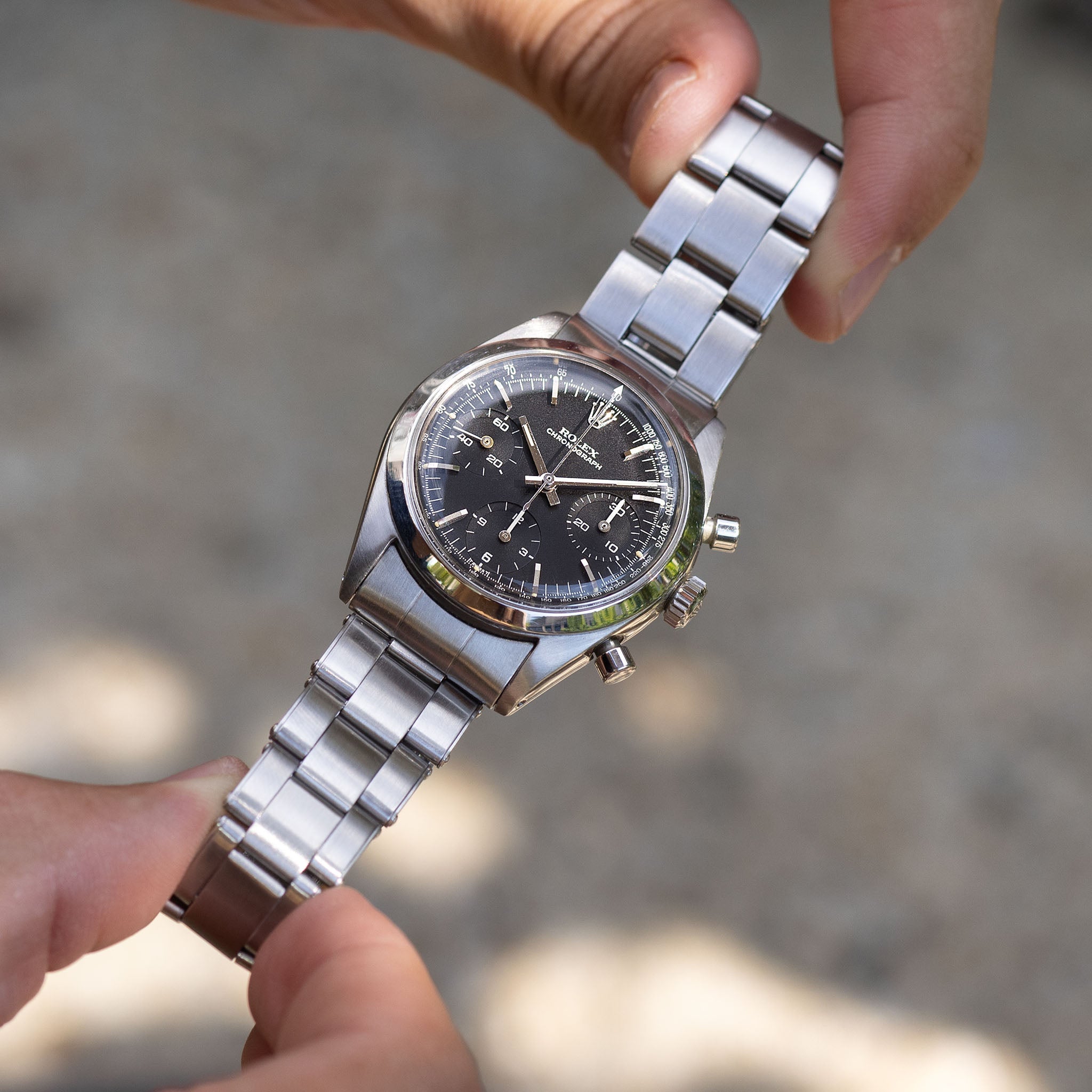 Rolex Chronograph "Pre-Daytona" 6238 Black Knight