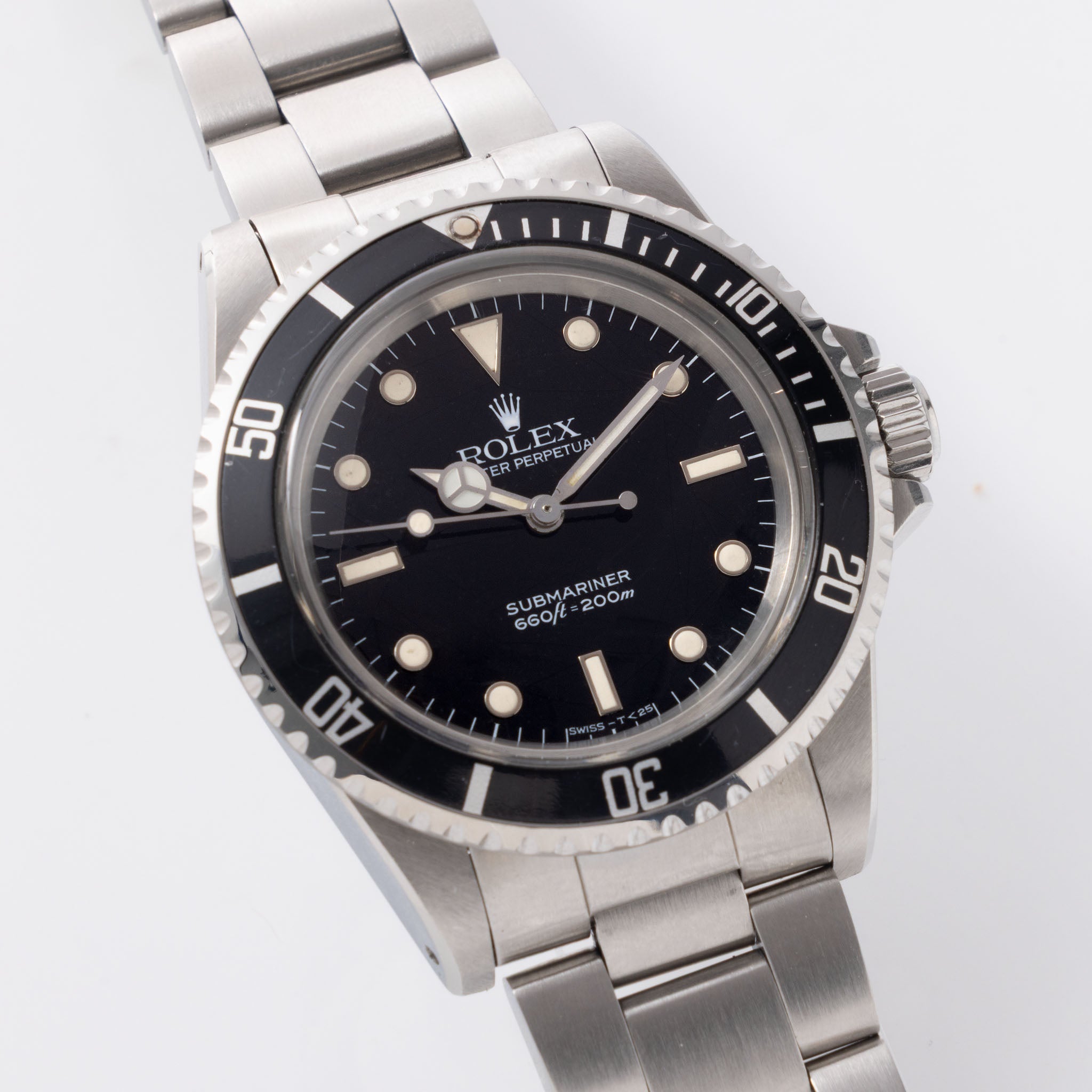 Rolex Submariner 5513 "Spider Dial" White Gold Indexes