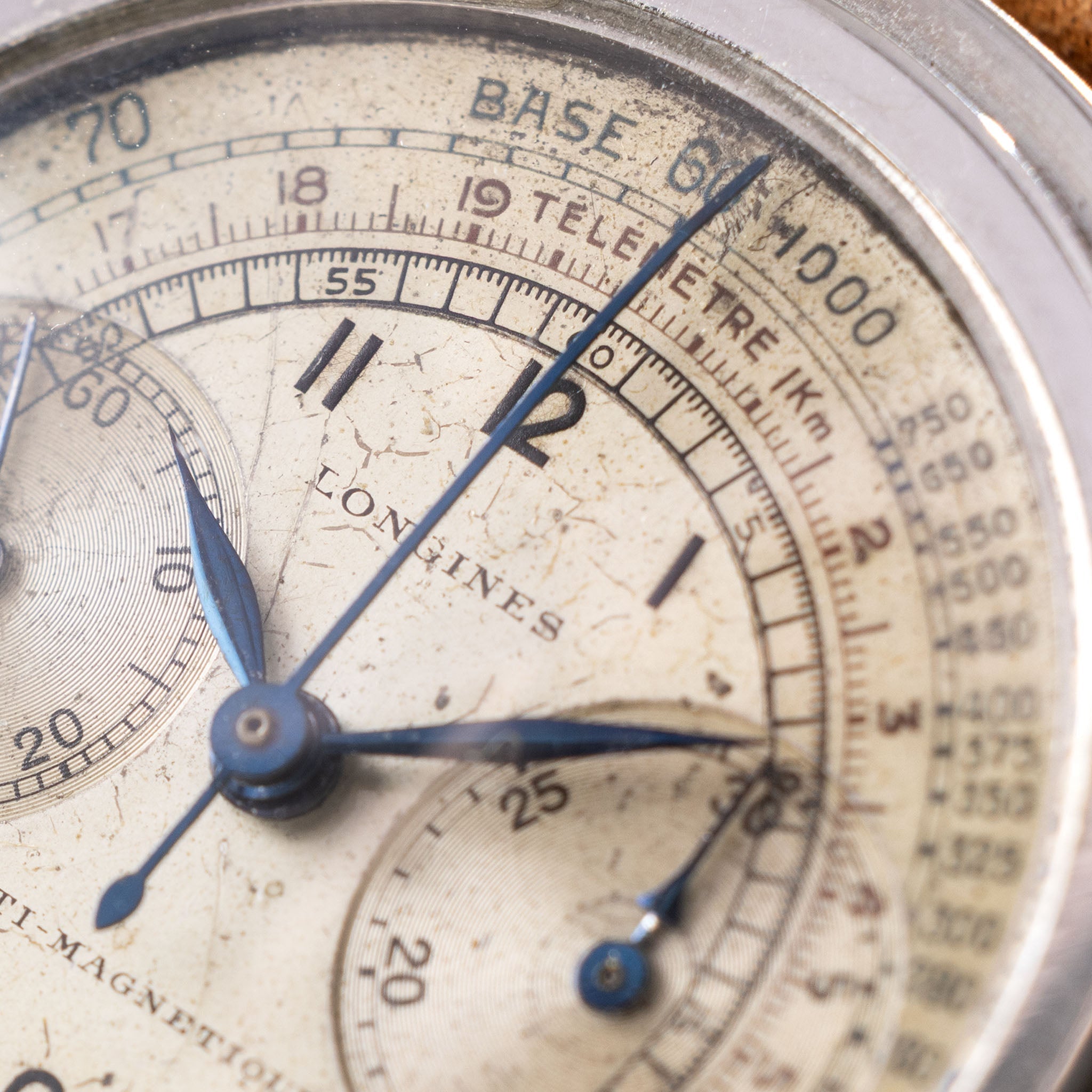 Longines "Tre Tacche" 13 ZN Stepcase Chronograph ref 4974