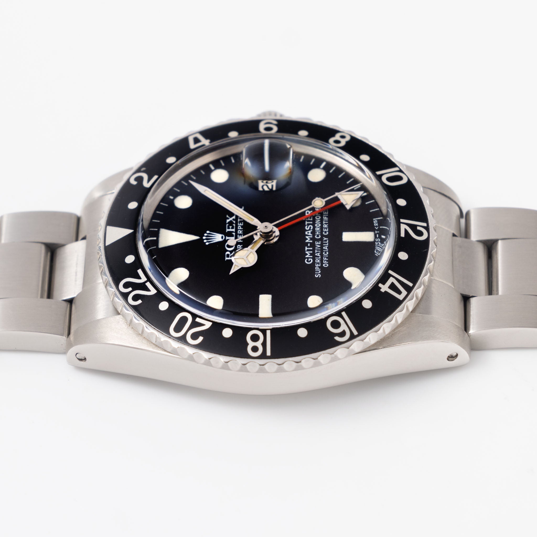 Rolex GMT-Master 1675 Mk4 Dial “Vanilla Patina” with 2 Bezel Inserts