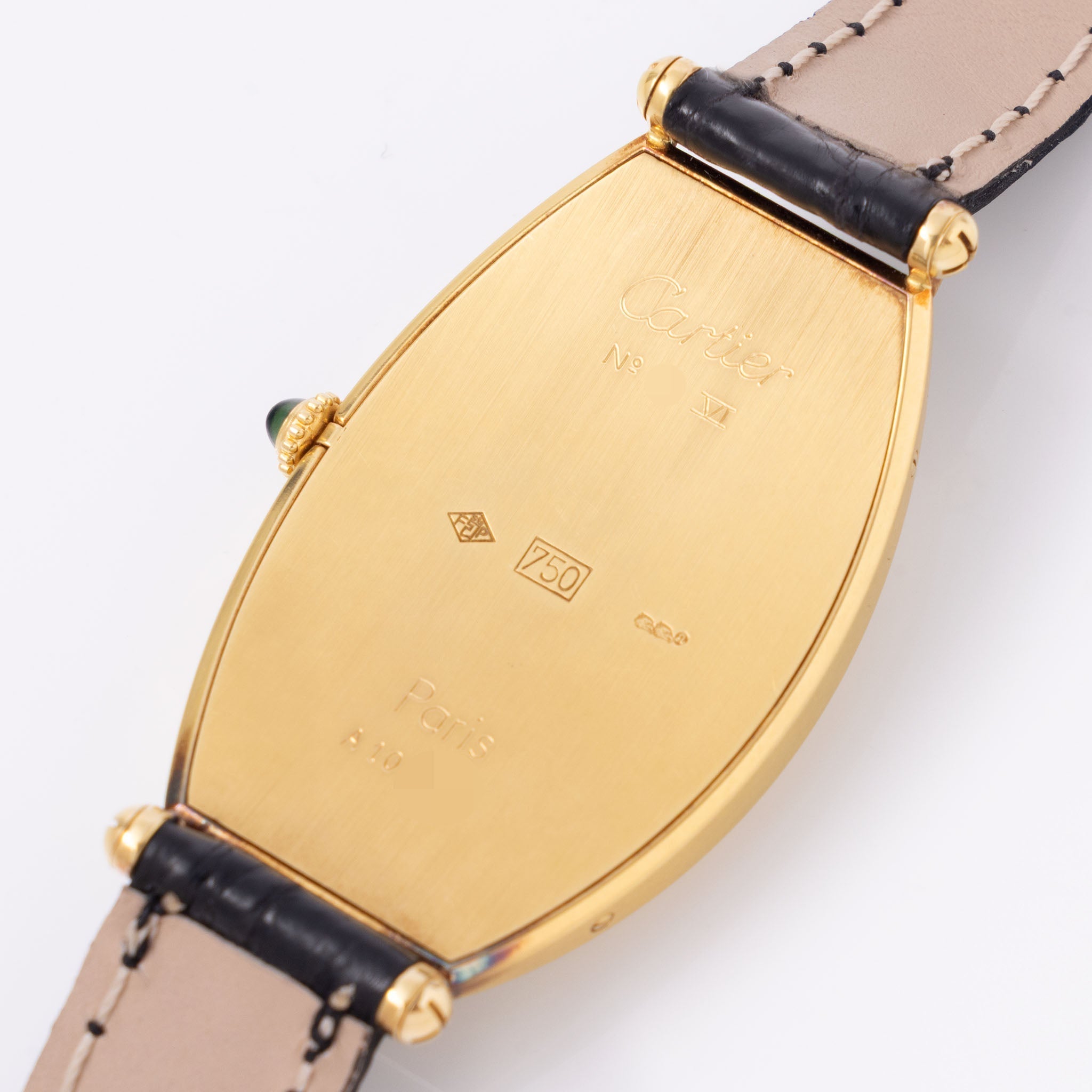 Cartier Tonneau Jumbo "Paris" Guilloché dial Mechanic