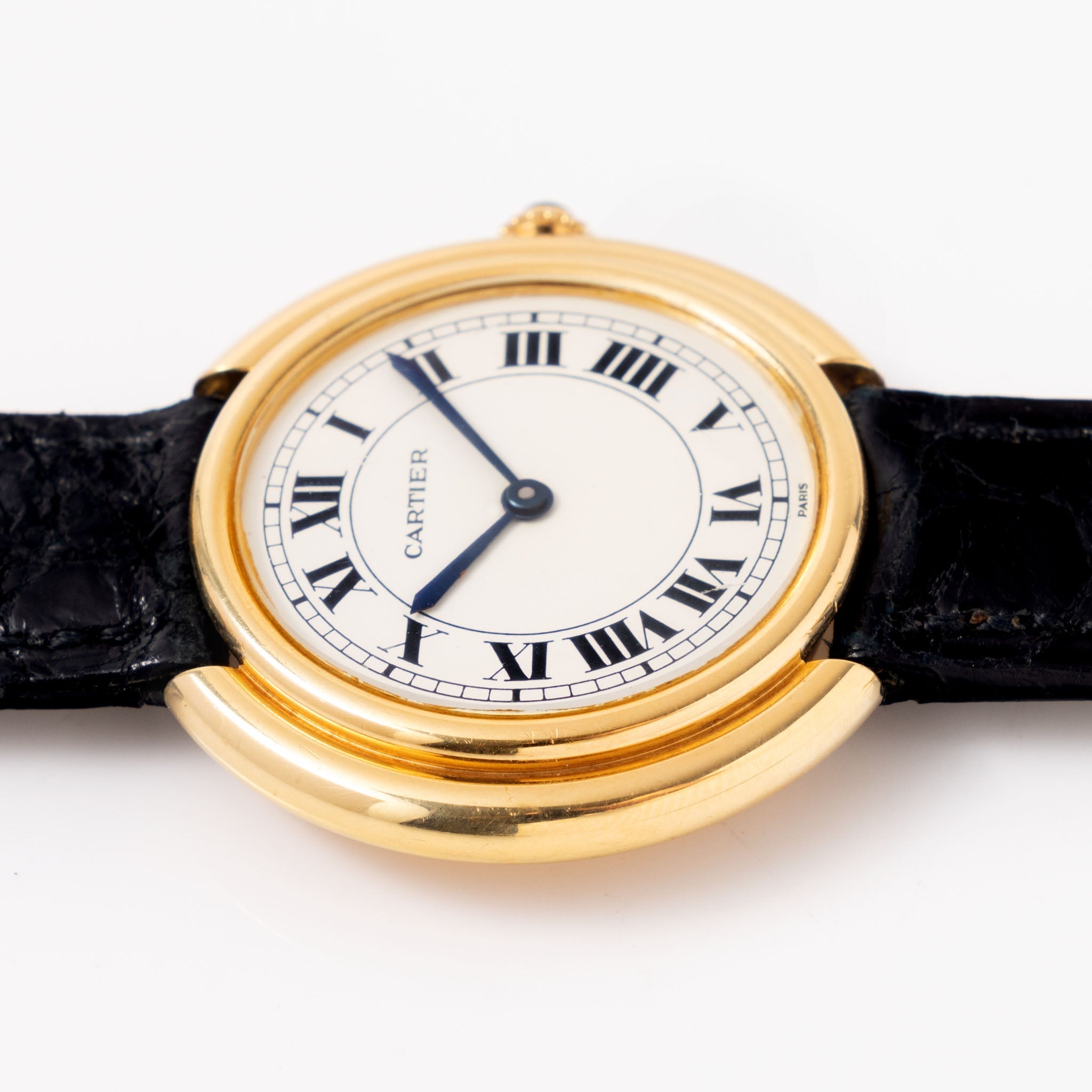 Cartier Vendôme Jumbo automatic “Paris” dial in 18 k yellow gold ref 17003