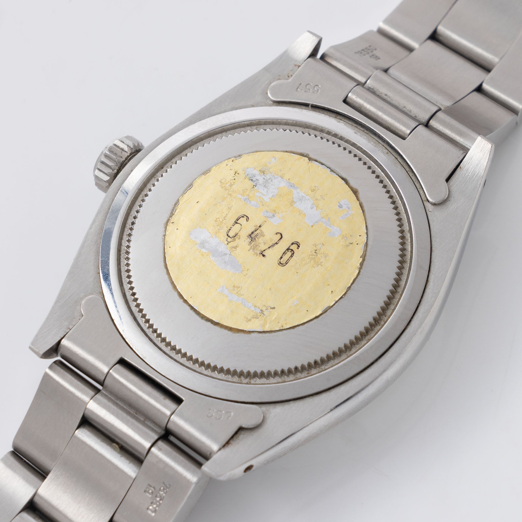 Rolex Oyster Silver UAE logo dial ref 6426