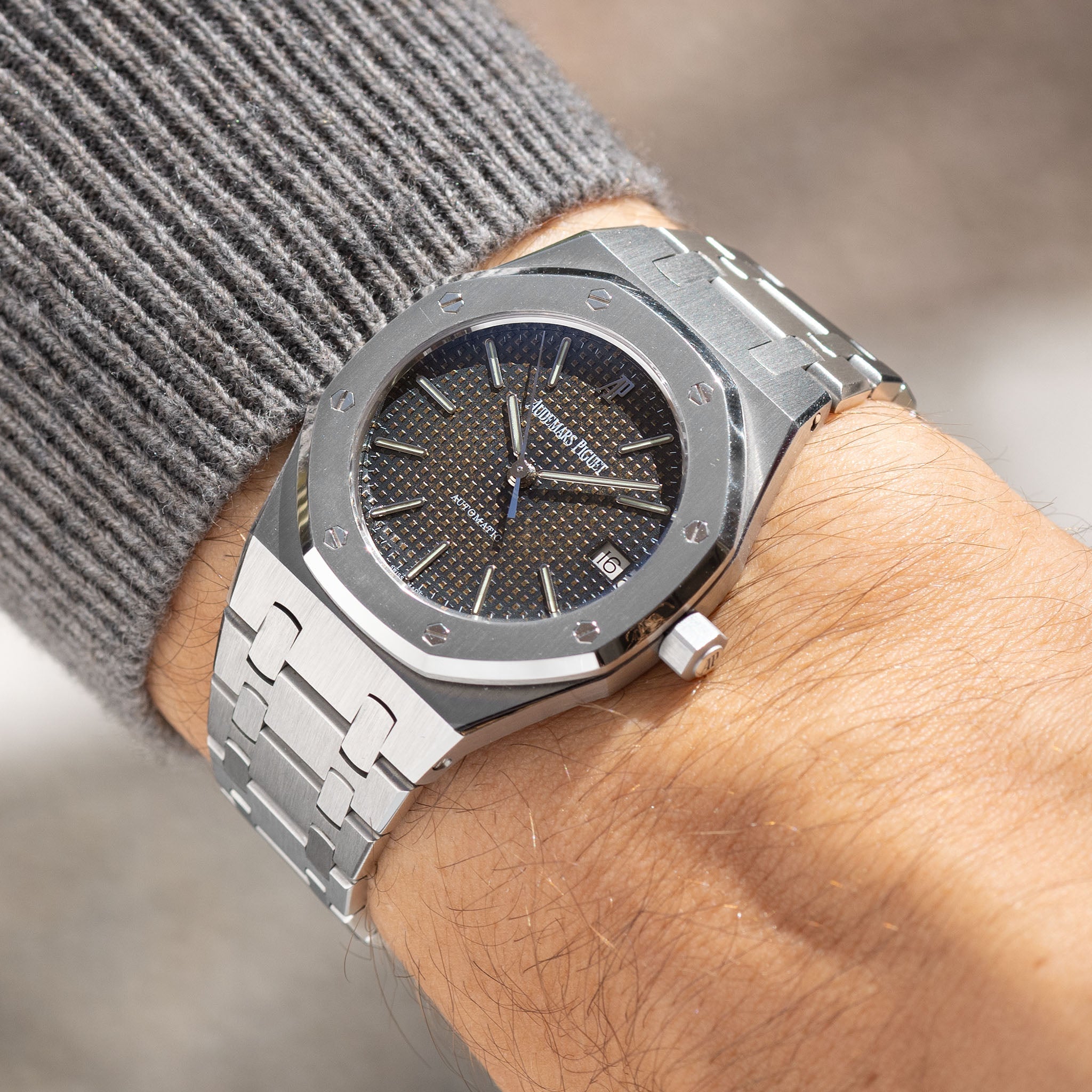 Audemars Piguet Royal-Oak 14790ST Tropical MK2 Dial with Box Extract of Archives and Service Papers