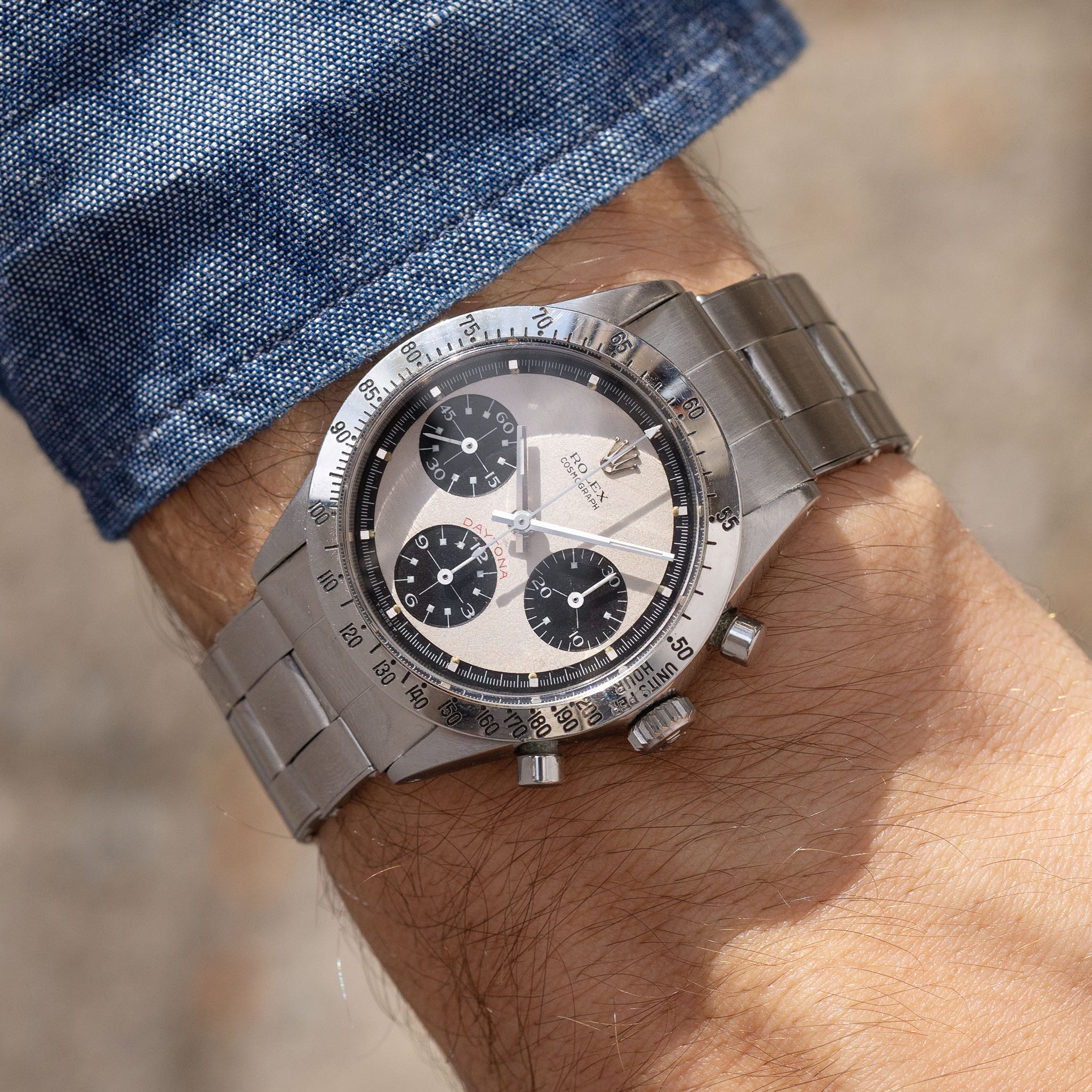 Rolex Cosmograph Daytona 6262 Exotic White Dial