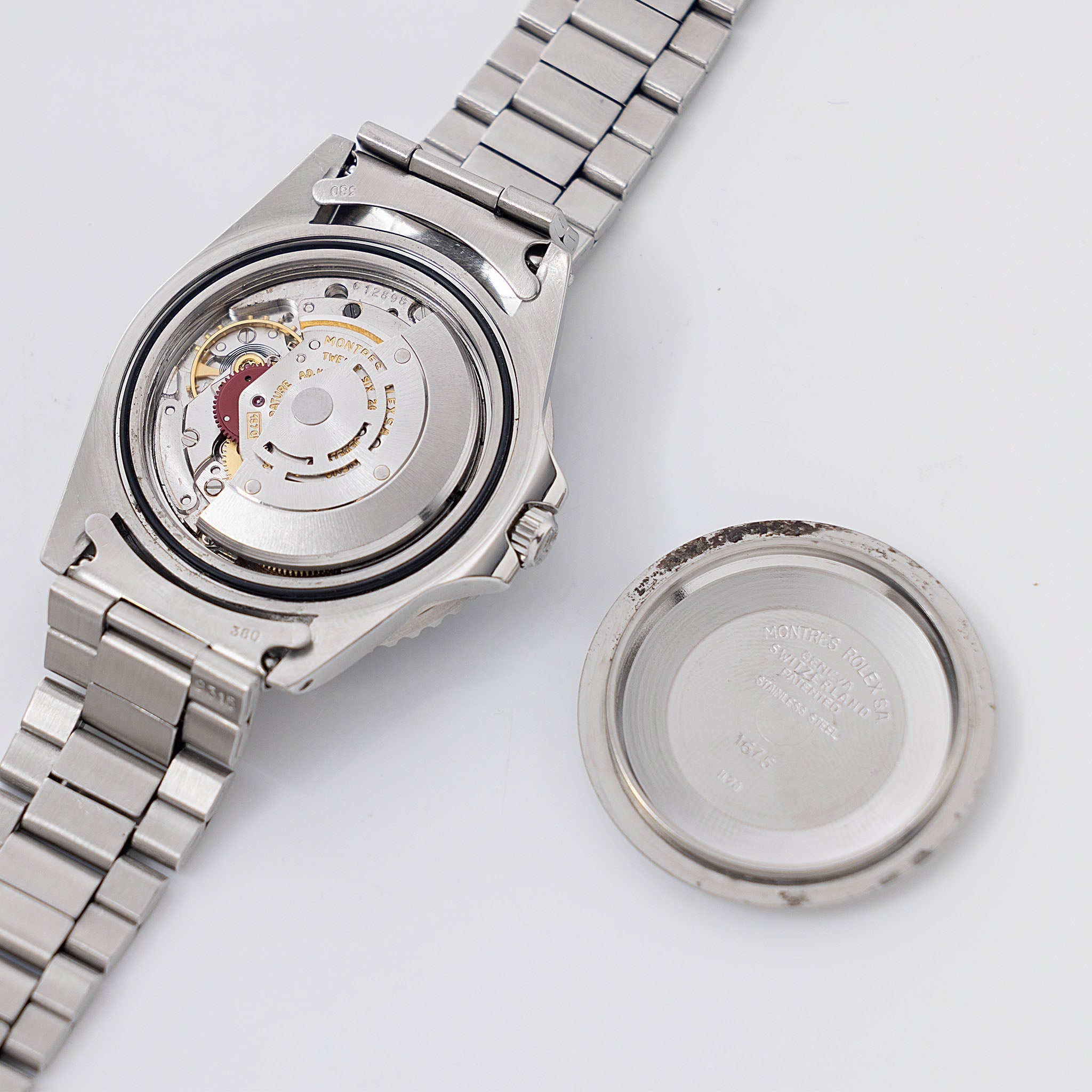 Rolex GMT-Master 1675 MK1 Long E Dial Vivid Patina Faded to Grey Inlay