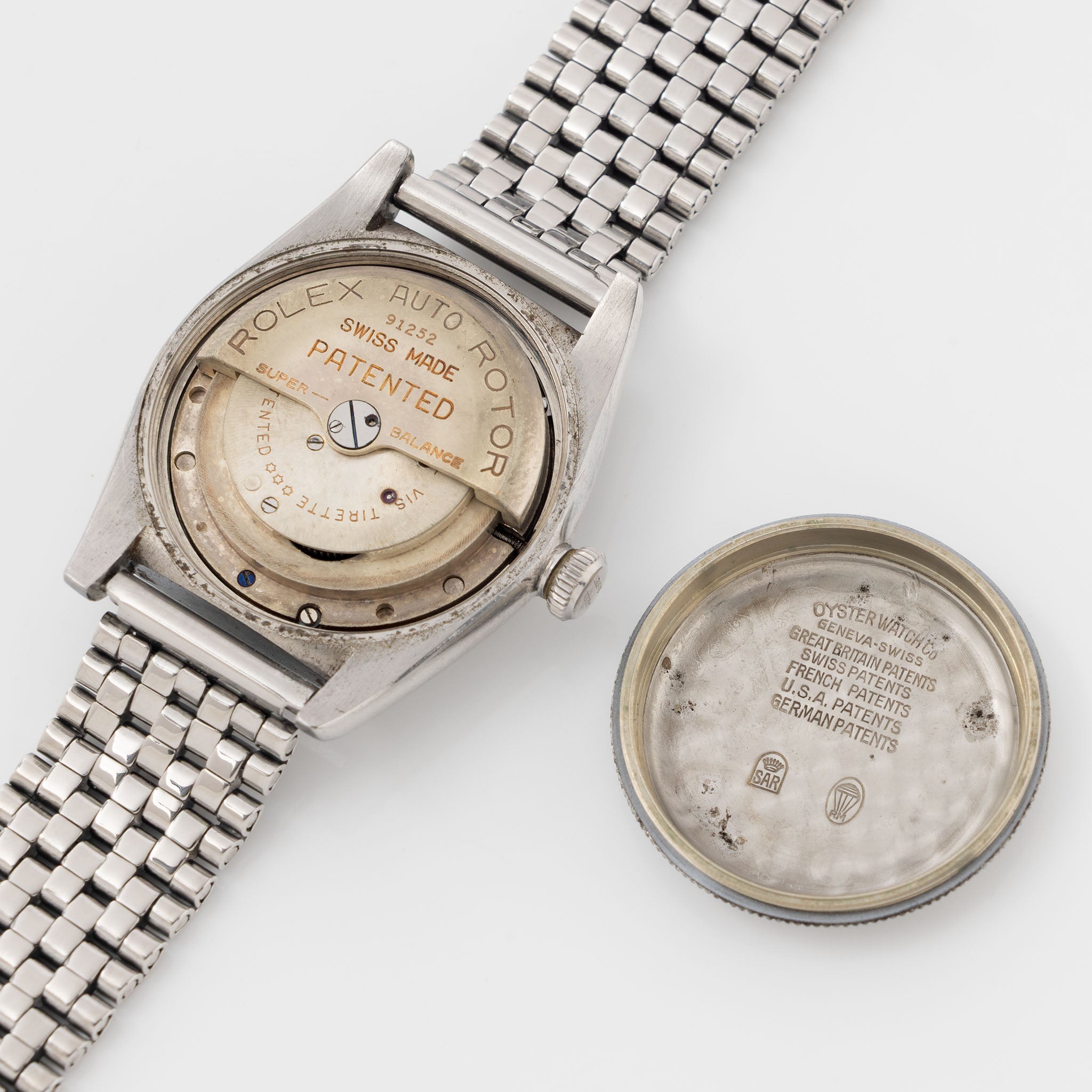 Rolex Oyster Perpetual "Bubble Back" Silver Dial in steel ref. 2764