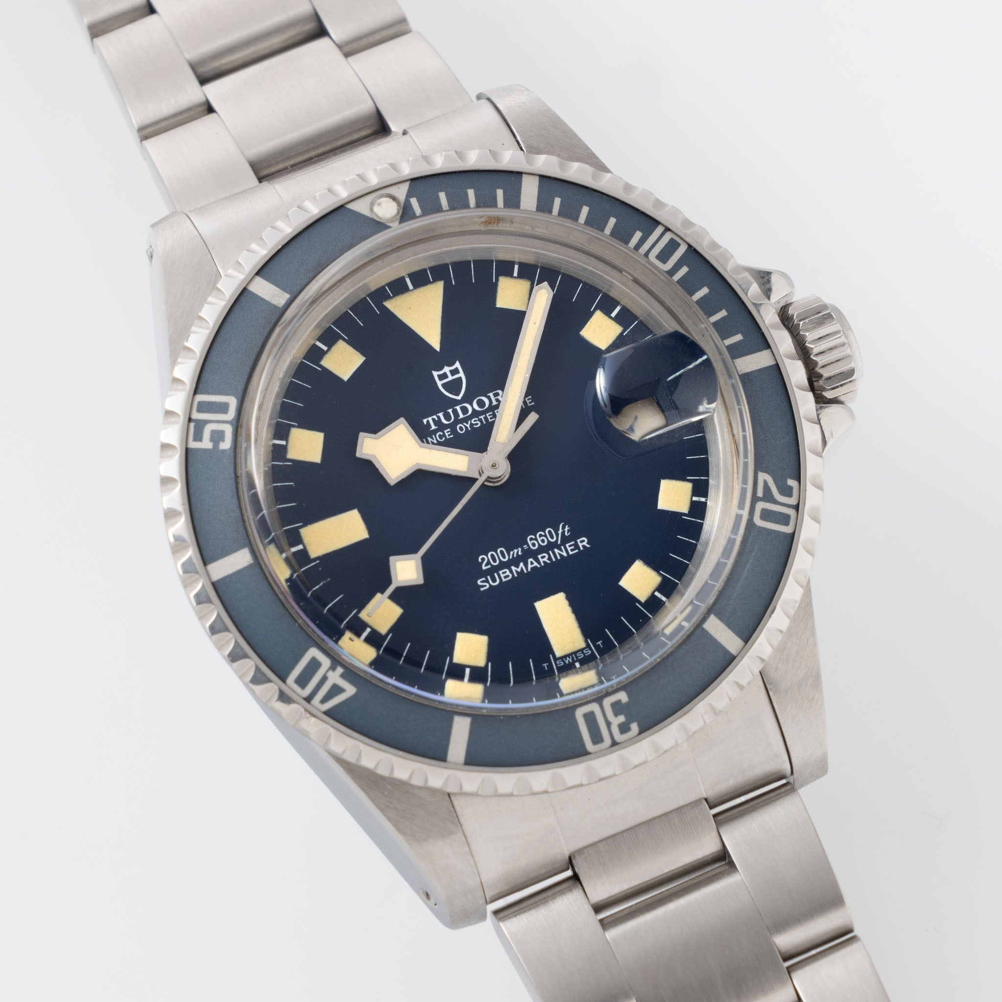 Tudor Submariner Blue Snowflake Dial ref. 9411/ 0 with Faded Inlay