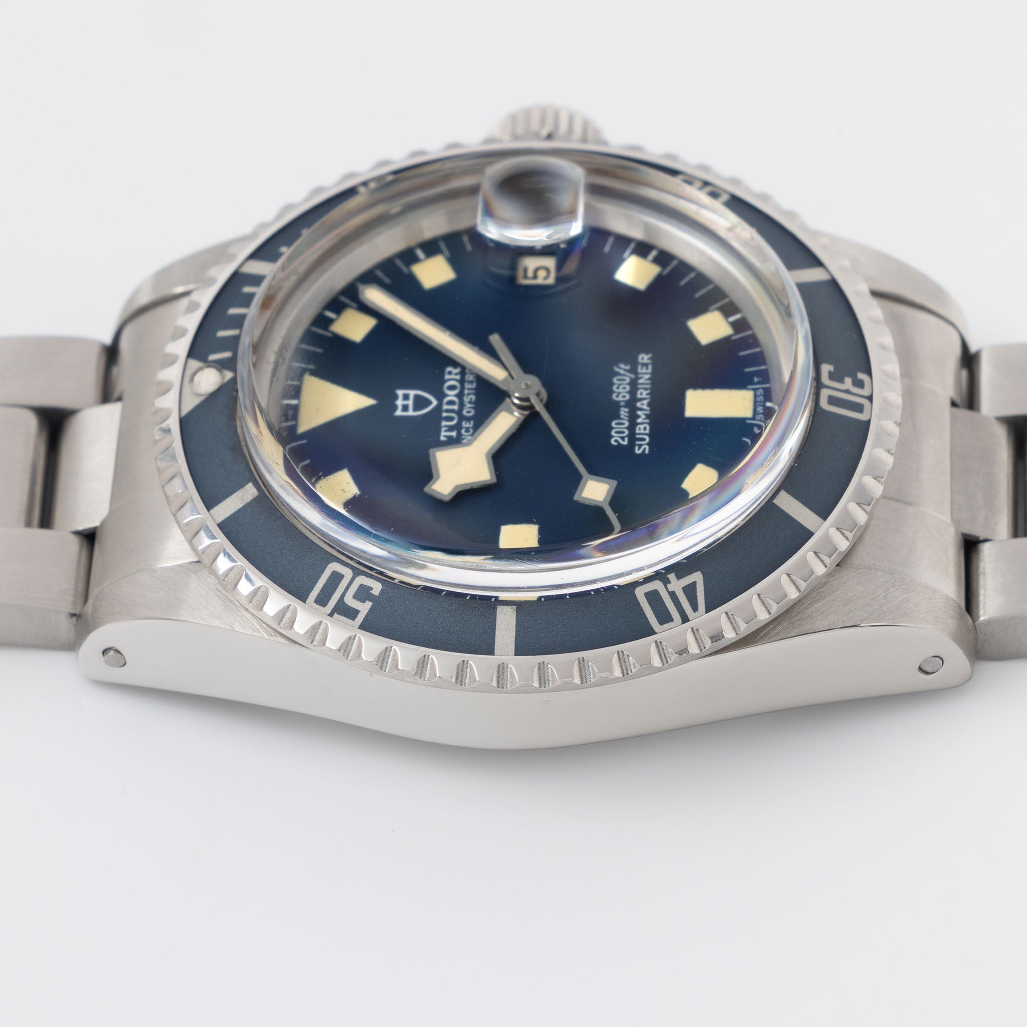 Tudor Submariner Blue Snowflake Dial ref. 9411/ 0 with Faded Inlay