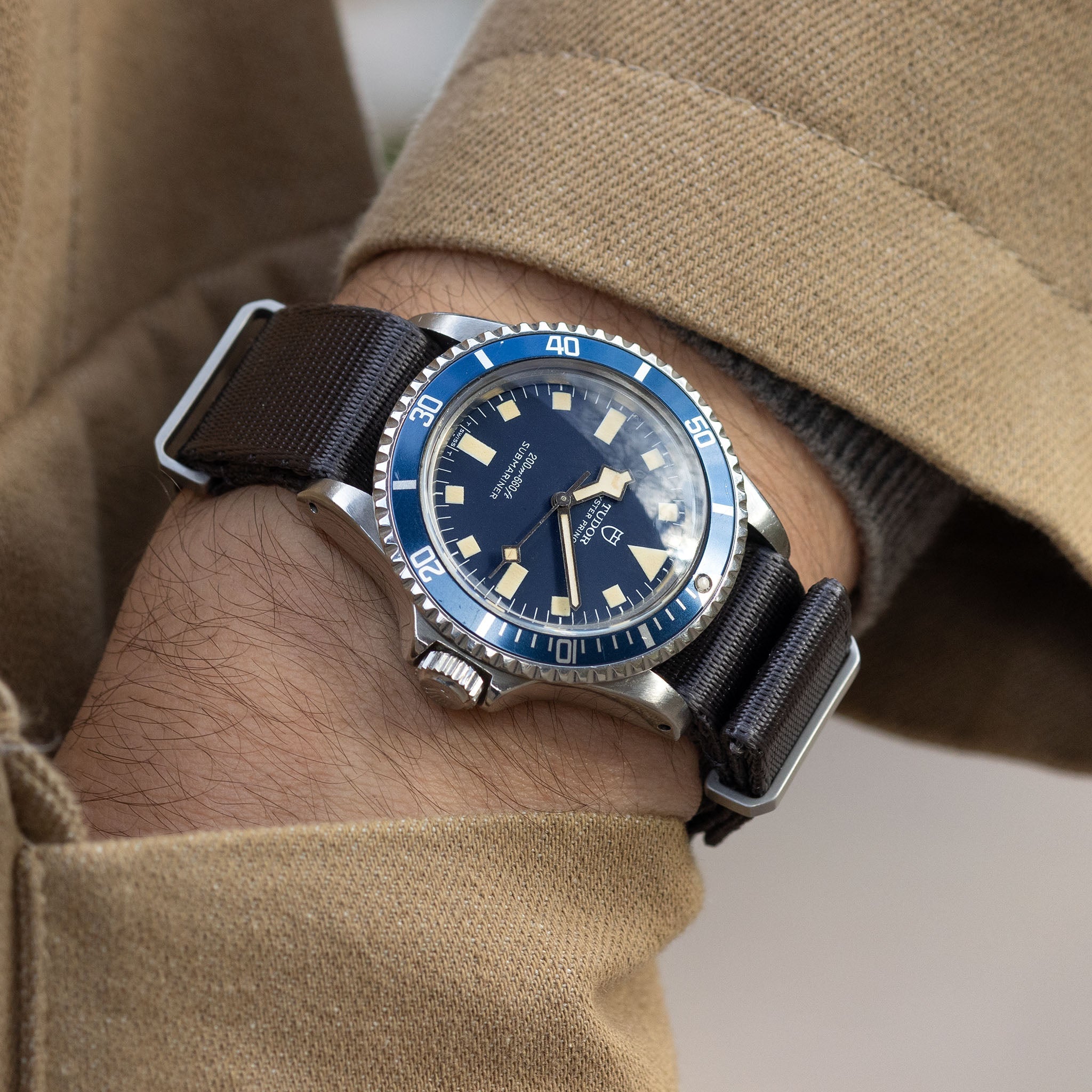 Tudor Submariner MN 76 Snowflake Blue Dial Marine Nationale ref. 9401/0