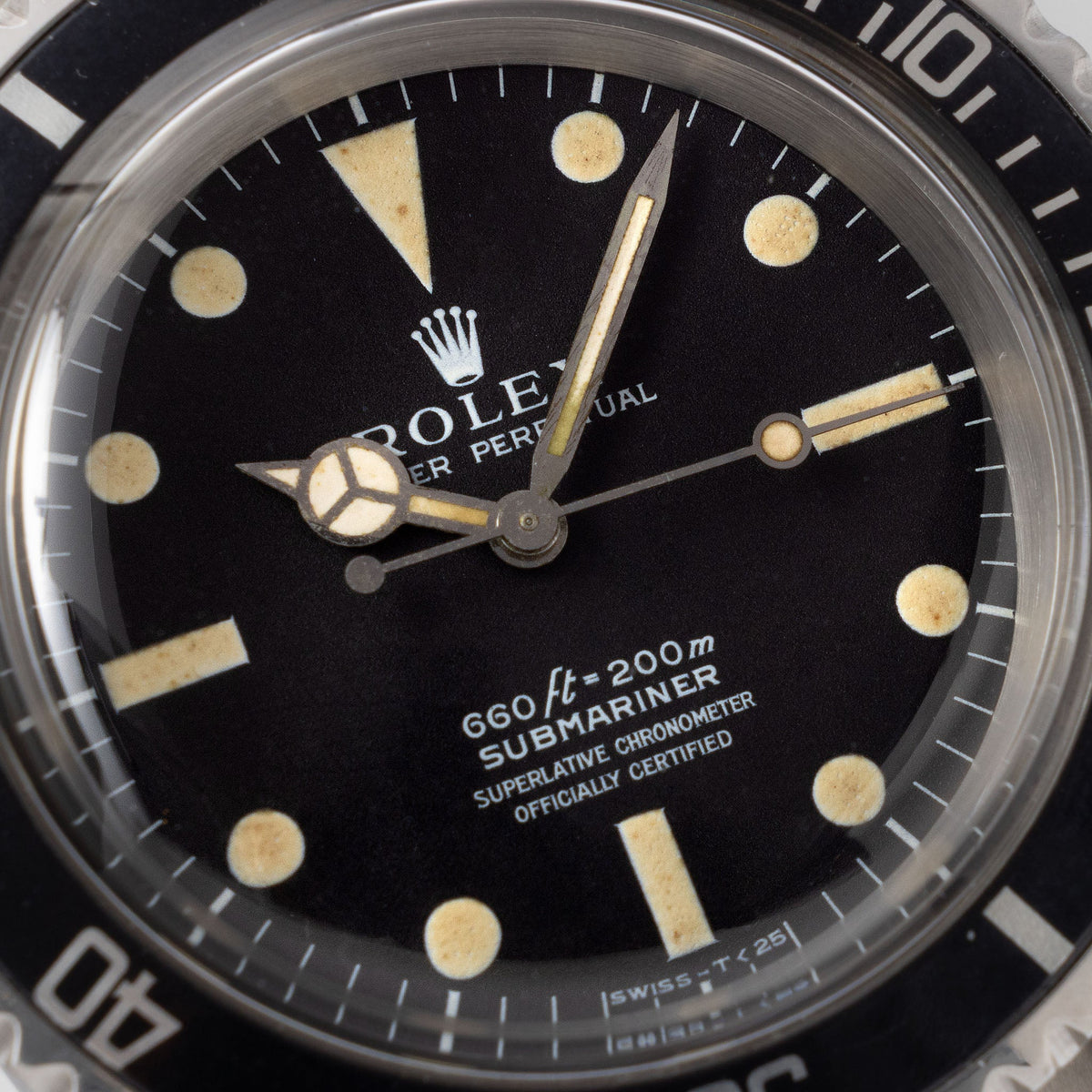 Rolex Submariner non serif dial ref 5512