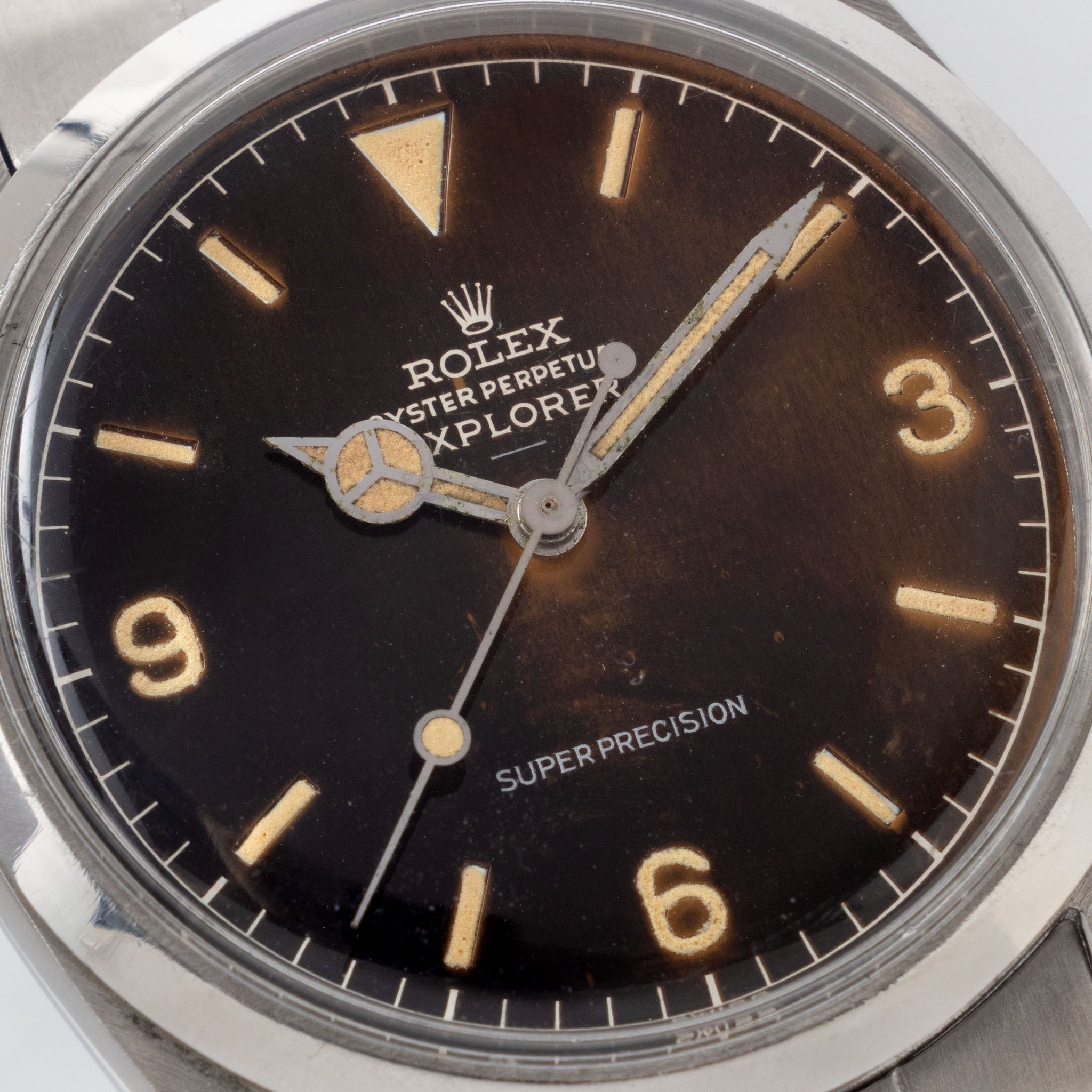 Rolex Explorer 5504 Gilt Chapter-Ring Tropical Underline Dial