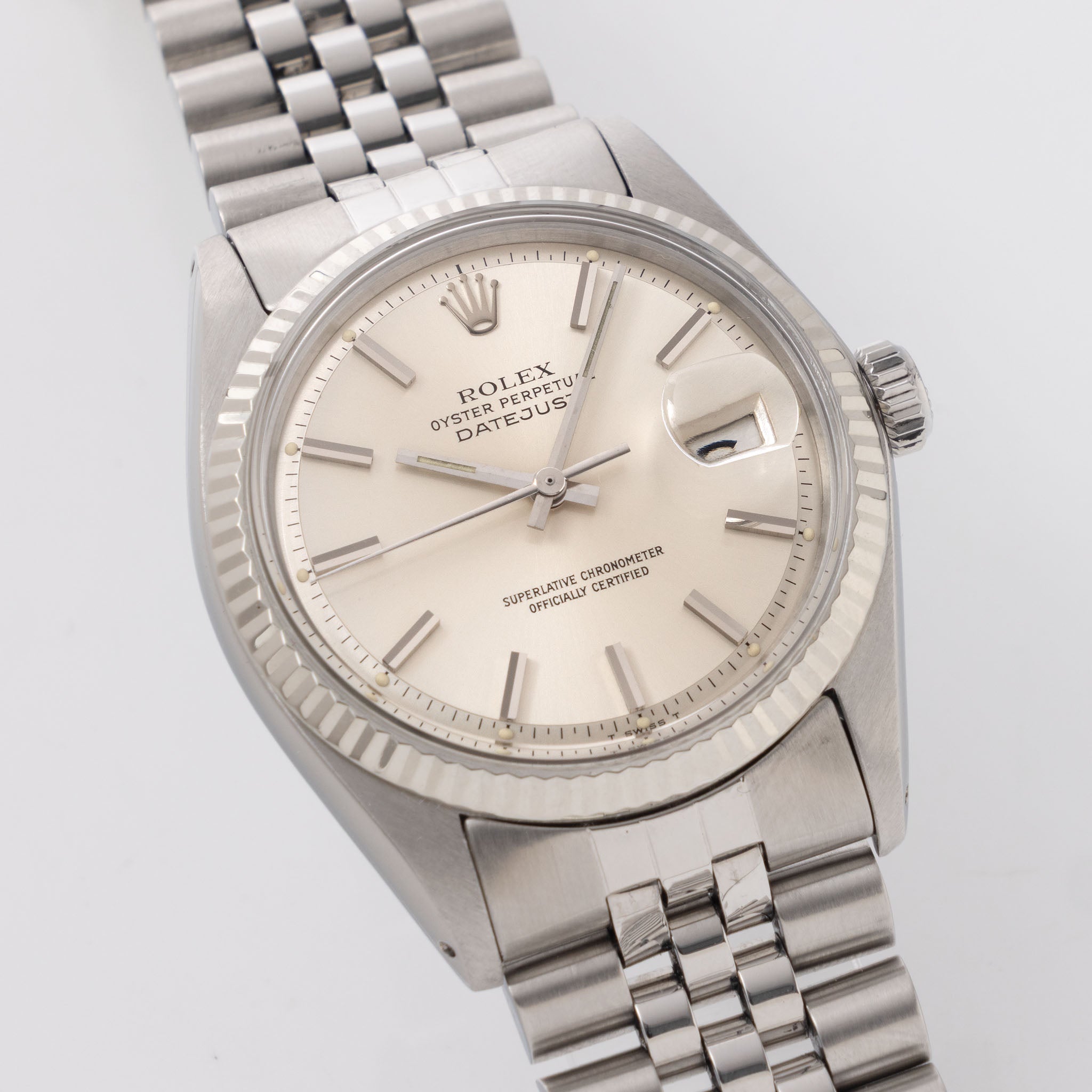 Rolex Datejust Silver dial ref 1601