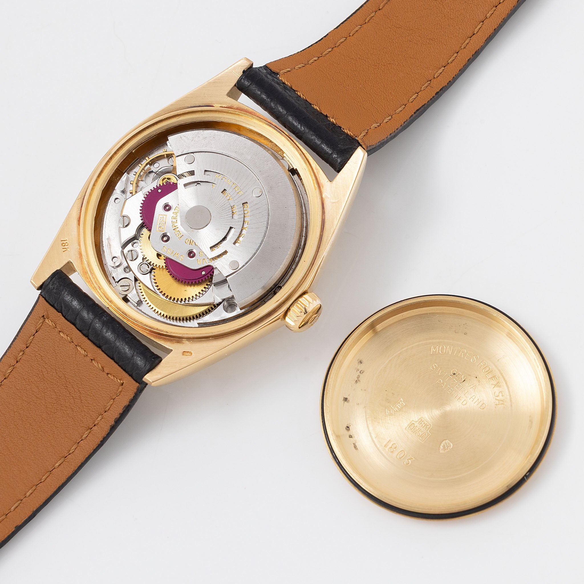 Rolex Day-Date 1803 Champagne Dial in 18k Yellow Gold