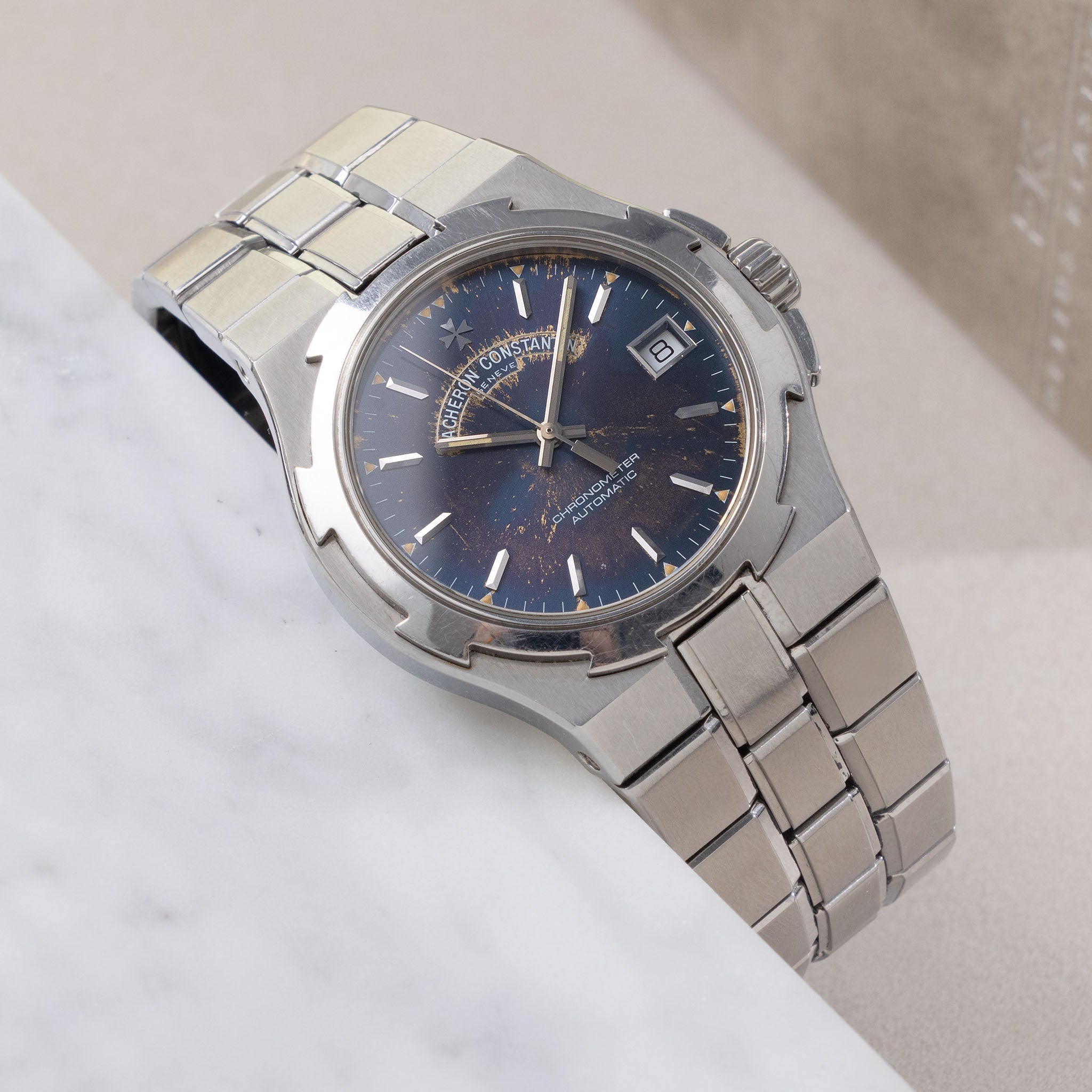 Vacheron Constantin Overseas 42040 Tropical Dial in Steel with Box and Original Guarantee Papers